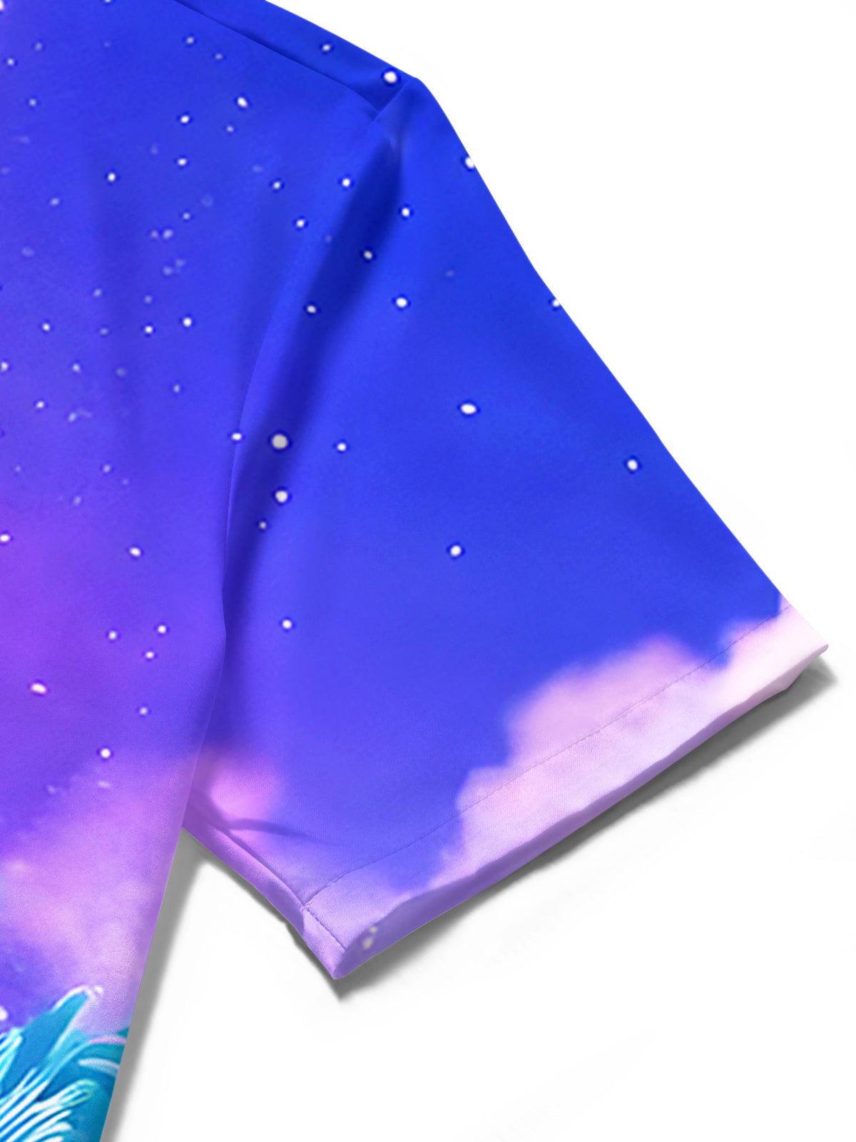 Hawaiian Coconut Tree Flamingo Men's Pocket Short Sleeve Shirts