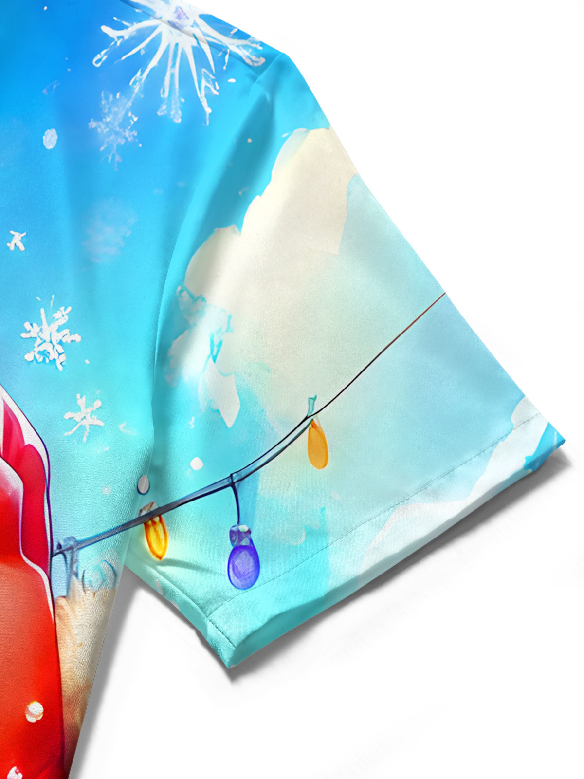 Funny Santa Claus Gifts Xmas Men's Pocket Short Sleeve Shirts