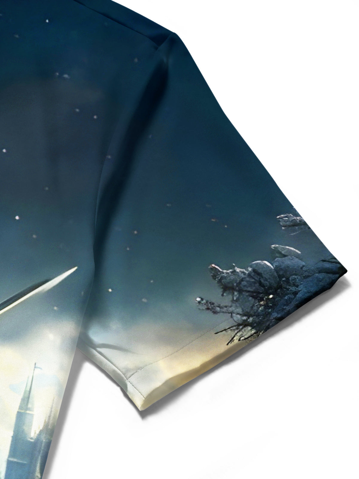 Christmas Knight General On Horseback Xmas Men's Pocket Short Sleeve Shirts