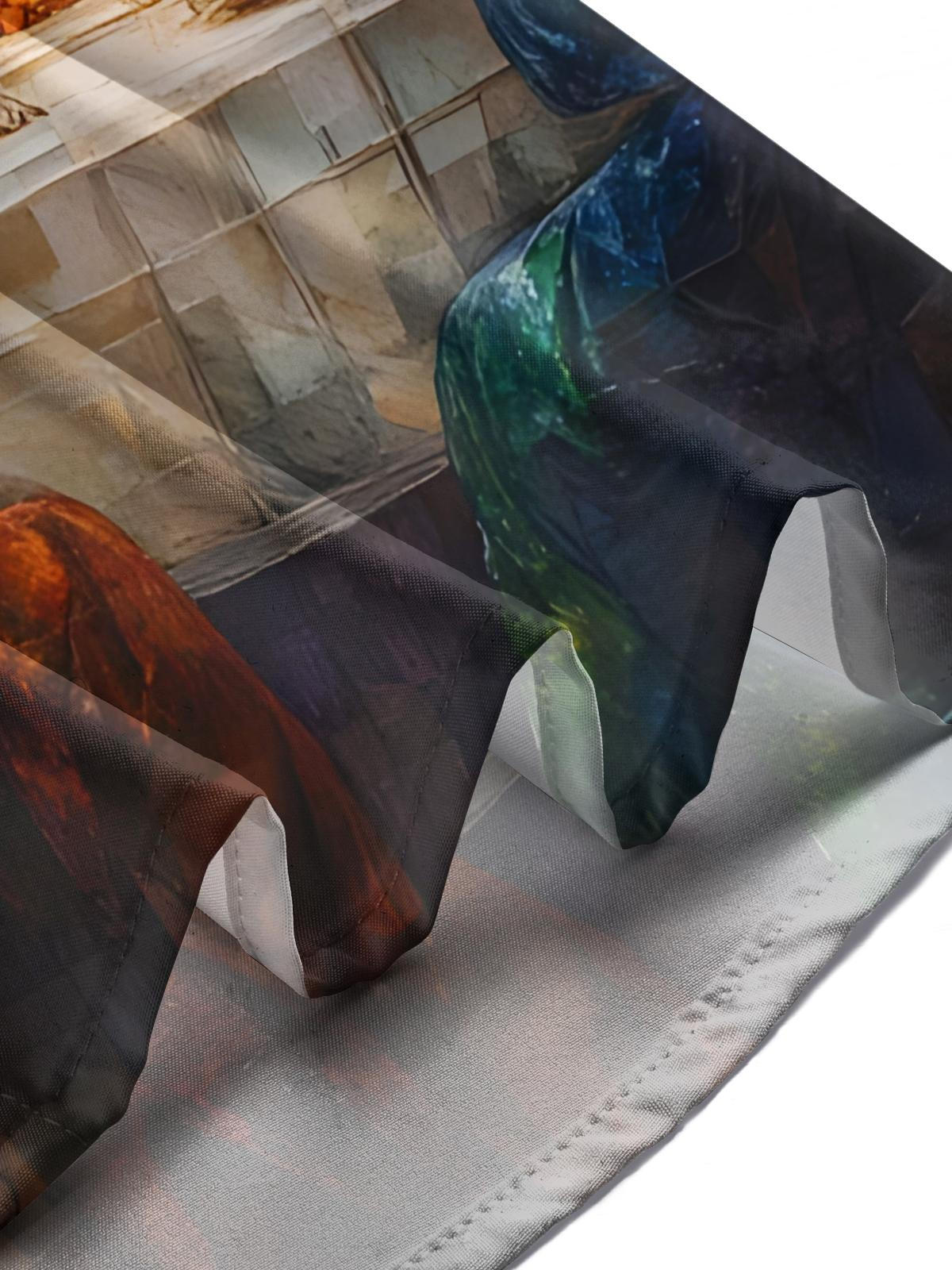 Jesus Art Print Men's Pocket Short Sleeve Shirts