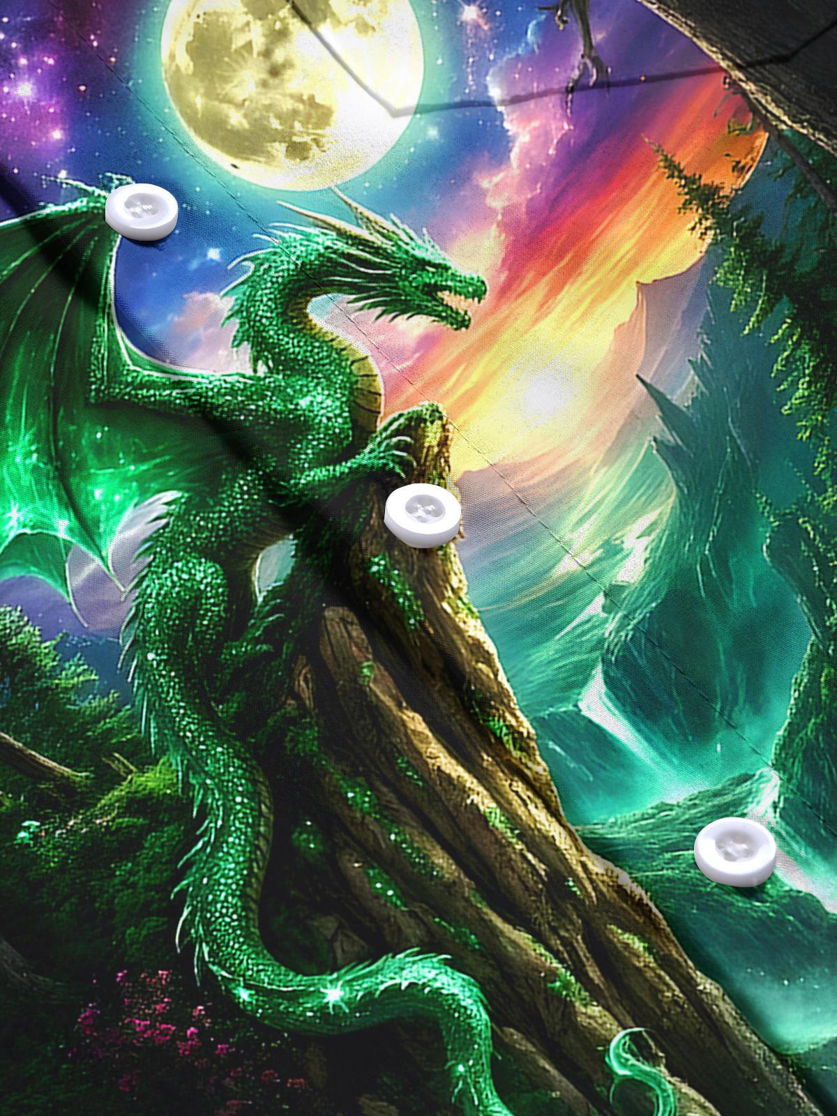 Dragon Men's Pocket Short Sleeve Shirts