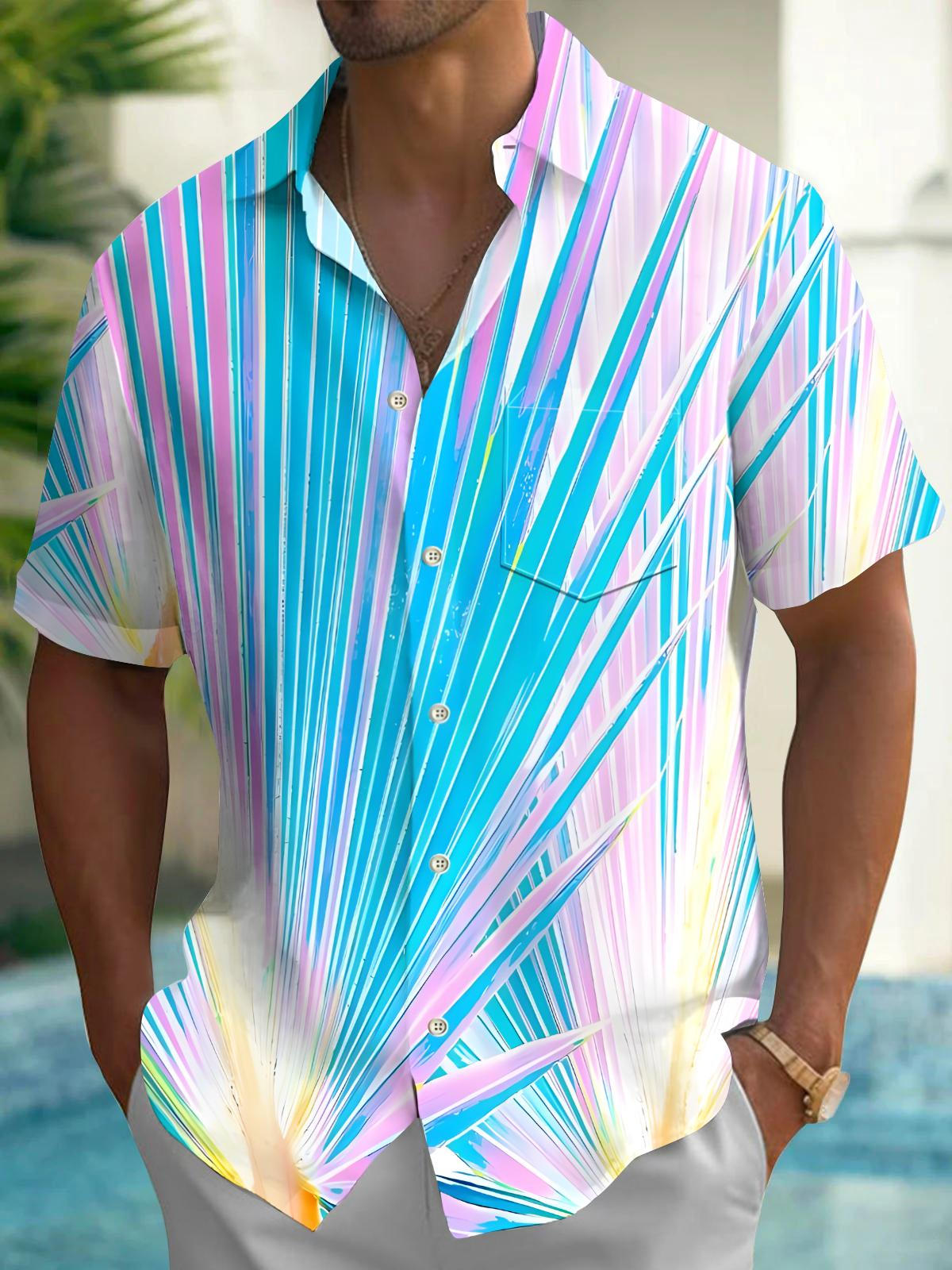 Leaf Men's Pocket Short Sleeve Shirts