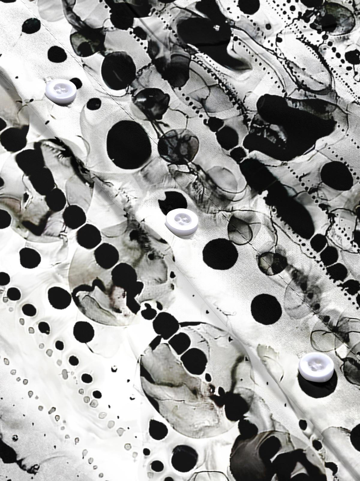 Abstract Men's Pocket Short Sleeve Shirts