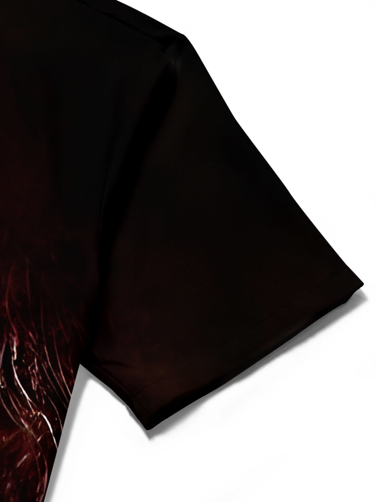 Dark Abstract Torso Bones Men's Pocket Short Sleeve Shirts