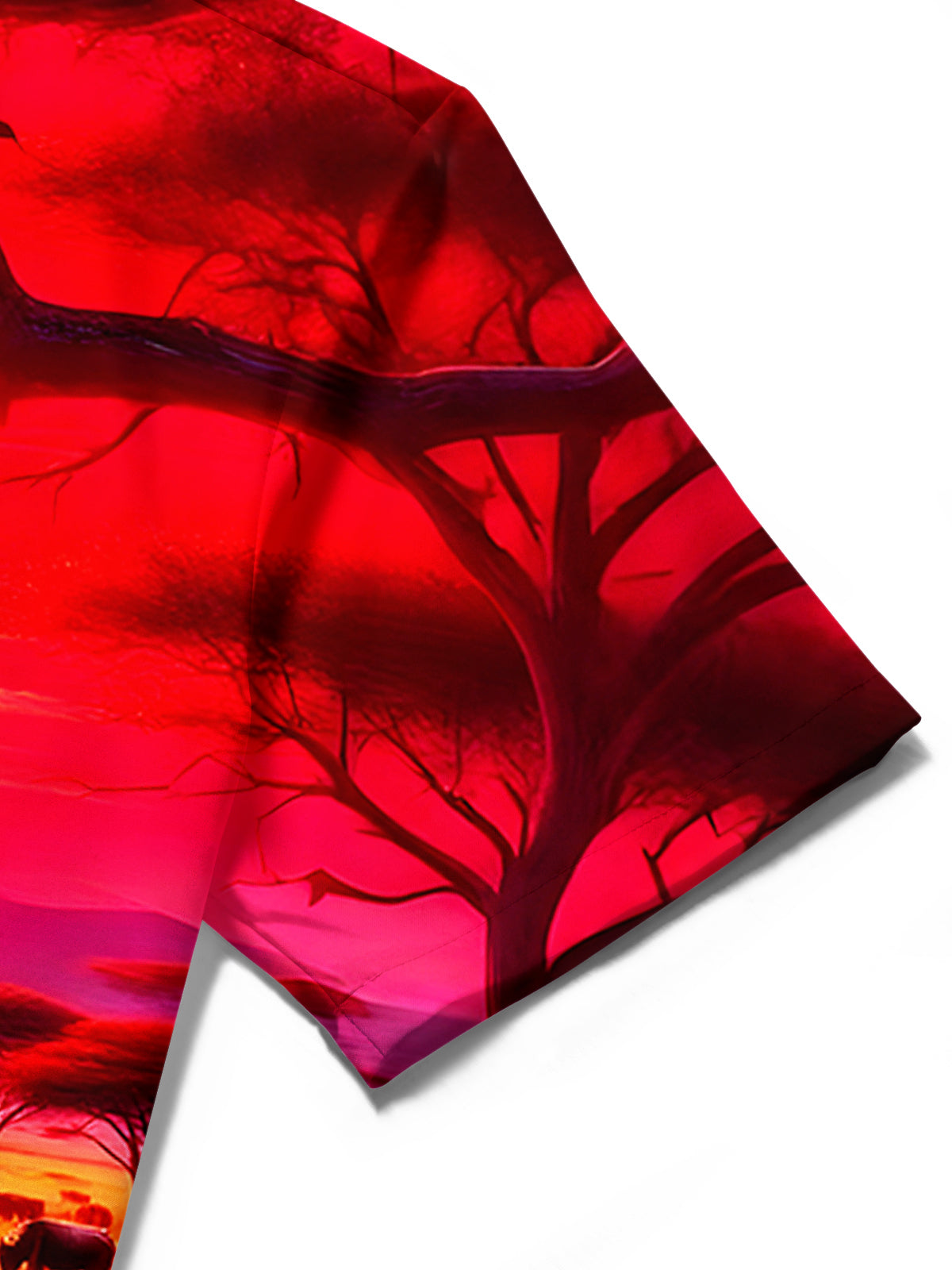 Forest Animals Cheetah Cow Men's Pocket Short Sleeve Shirts