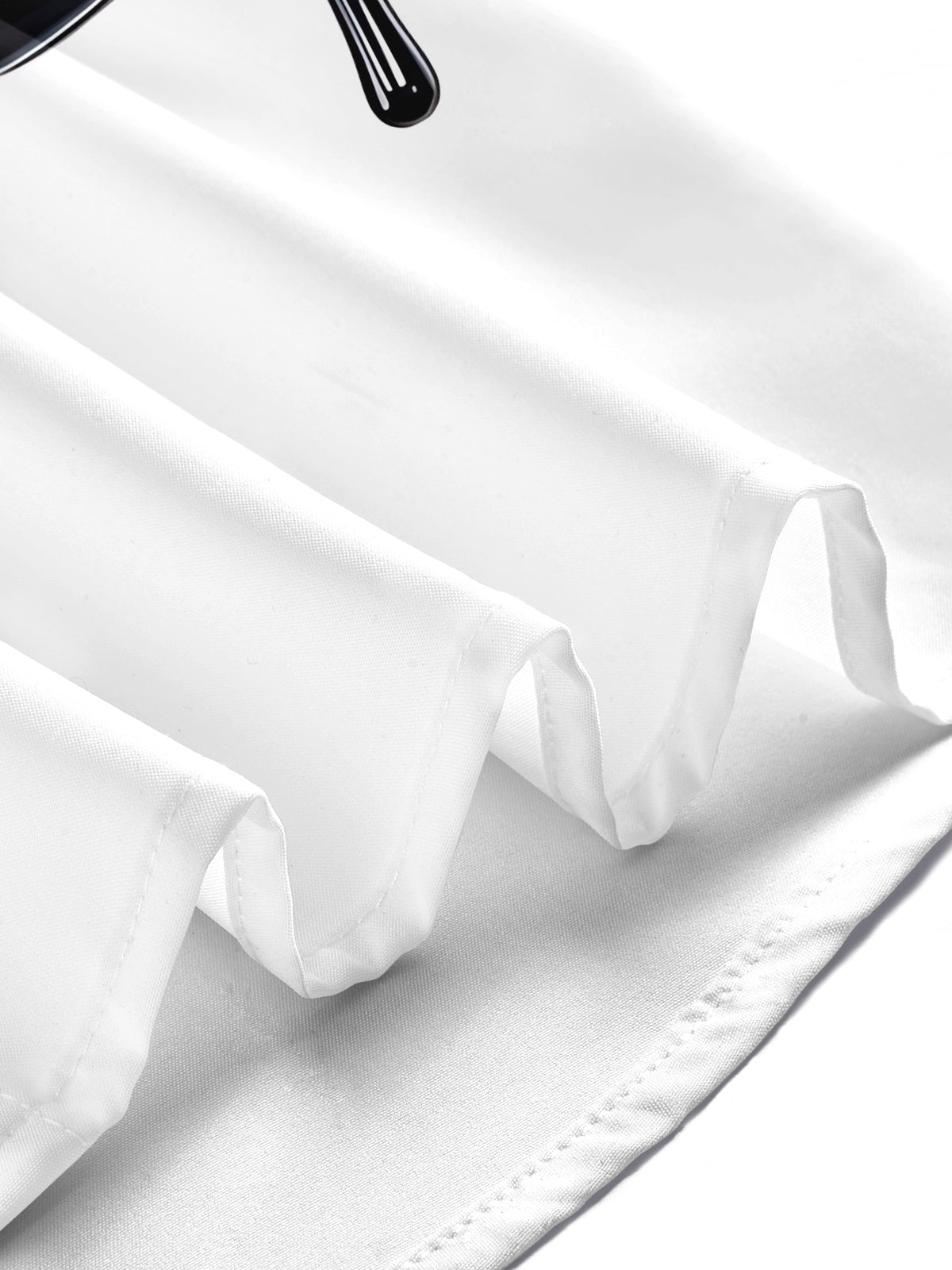 Lip Print Men's Pocket Short Sleeve Shirts