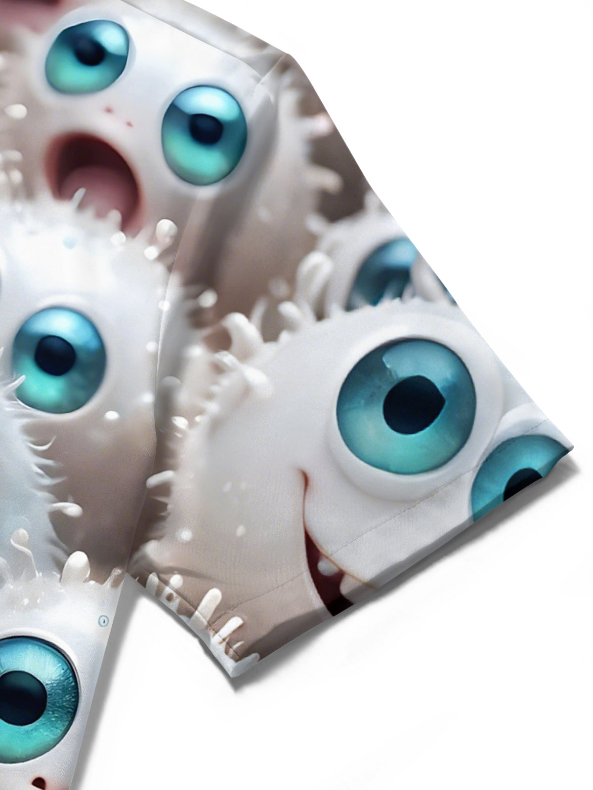 Funny Print Men's Pocket Short Sleeve Shirts