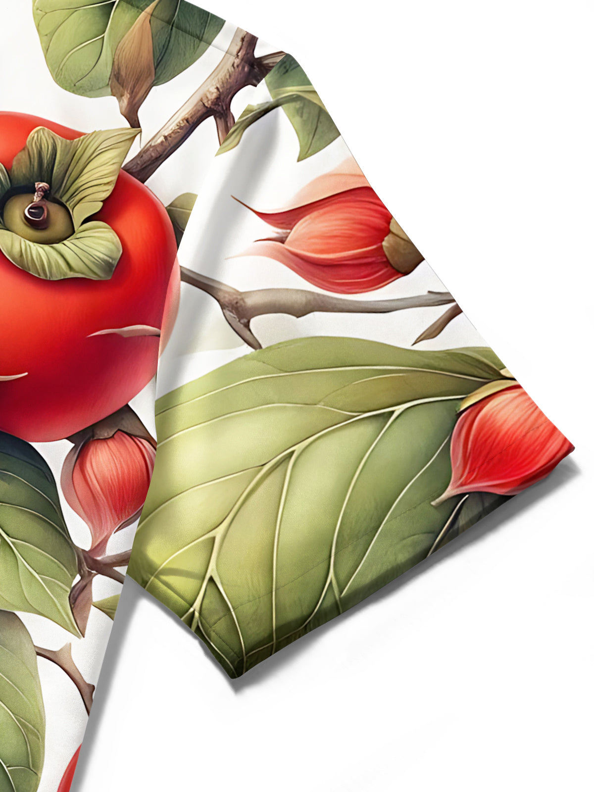 Persimmon Print Men's Pocket Short Sleeve Shirts