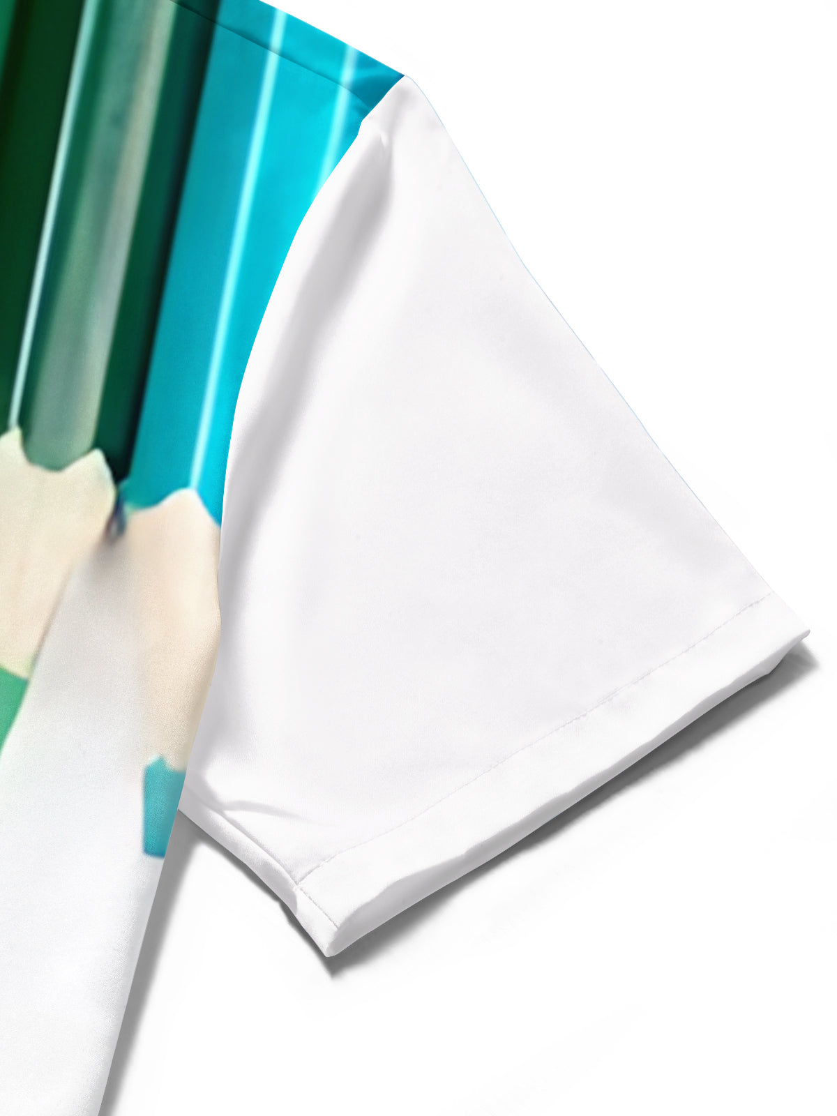 Brush Print Men's Pocket Short Sleeve Shirts