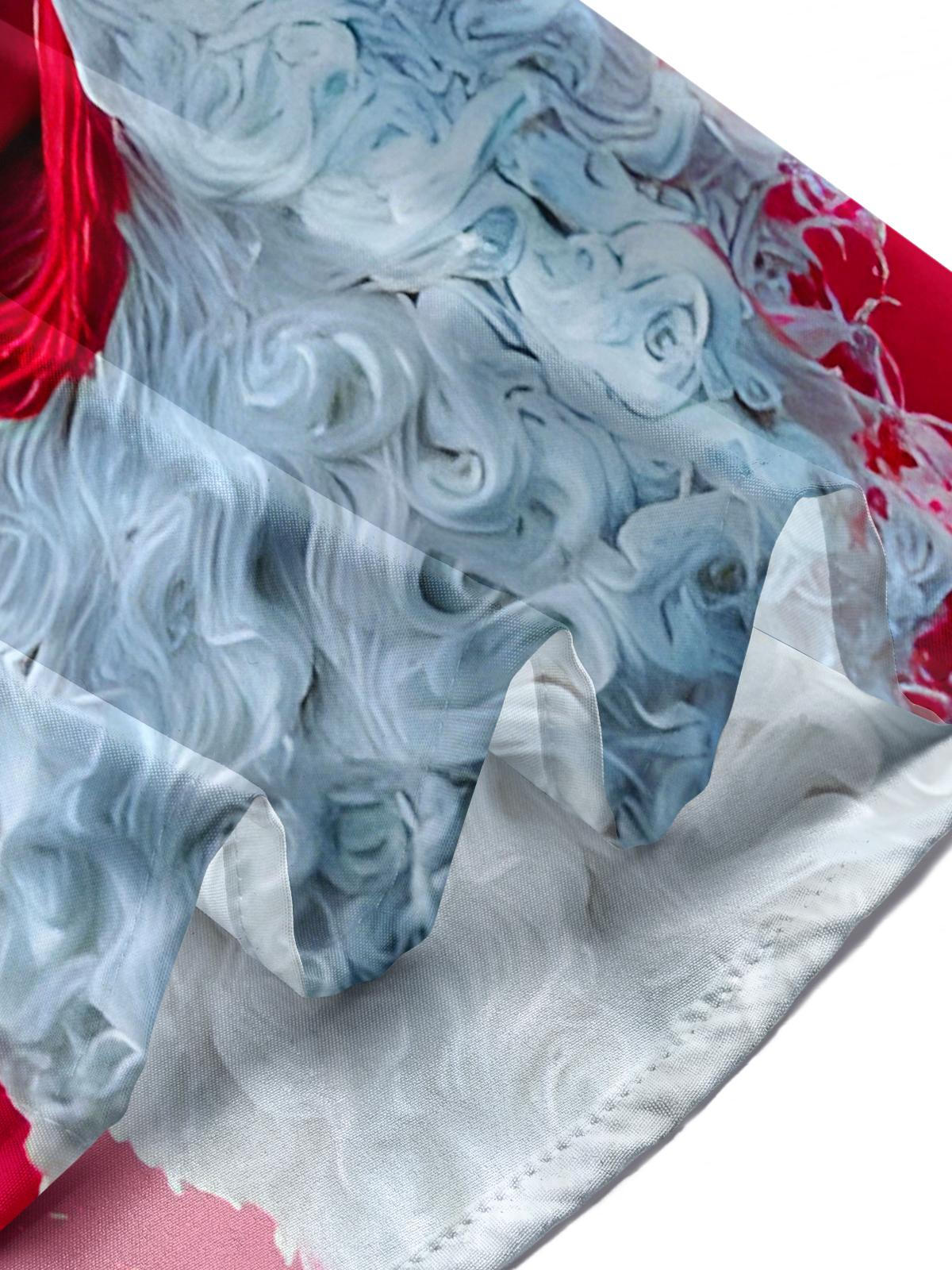 Funny Yawning Santa Claus Xmas Men's Pocket Short Sleeve Shirts