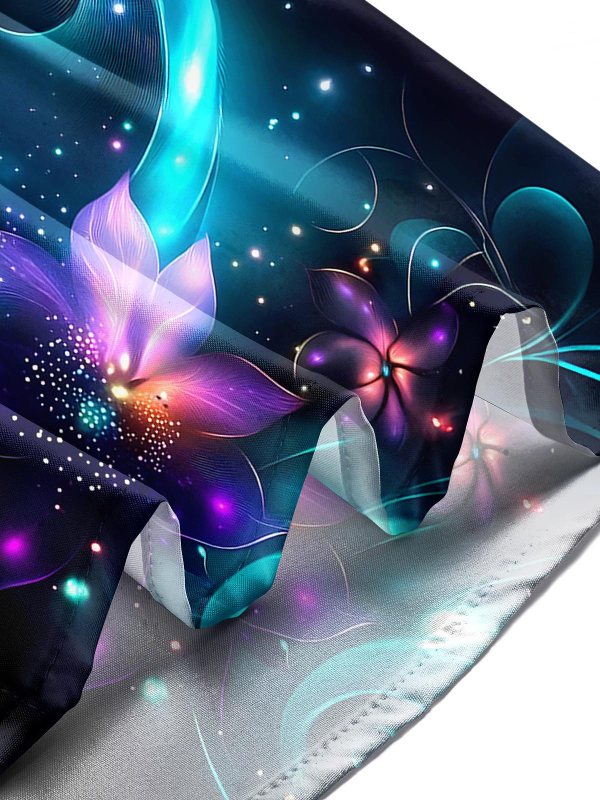 Hawaiiab Floral Men's Pocket Short Sleeve Shirts