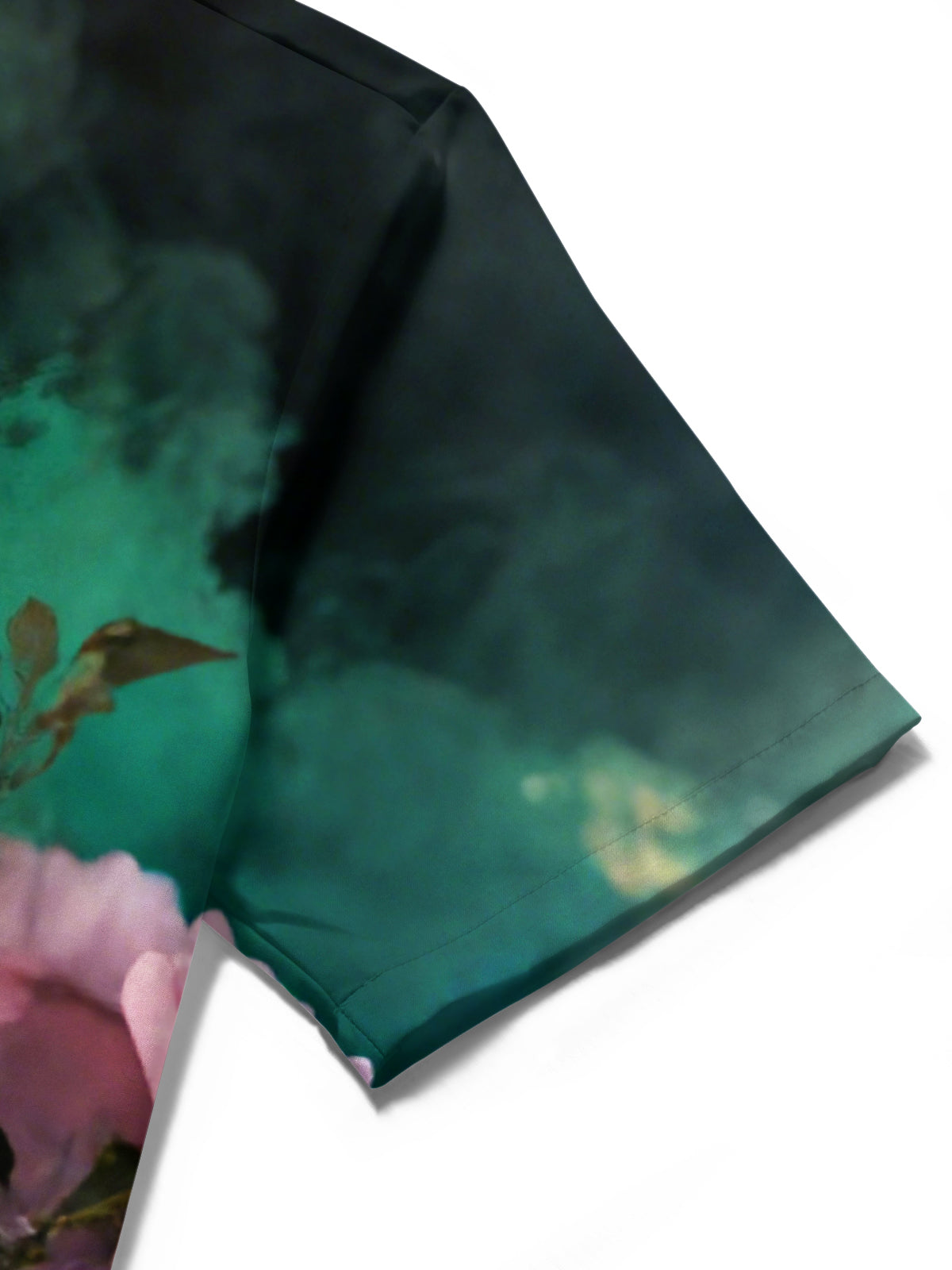 Floral Print Men's Pocket Short Sleeve Shirts