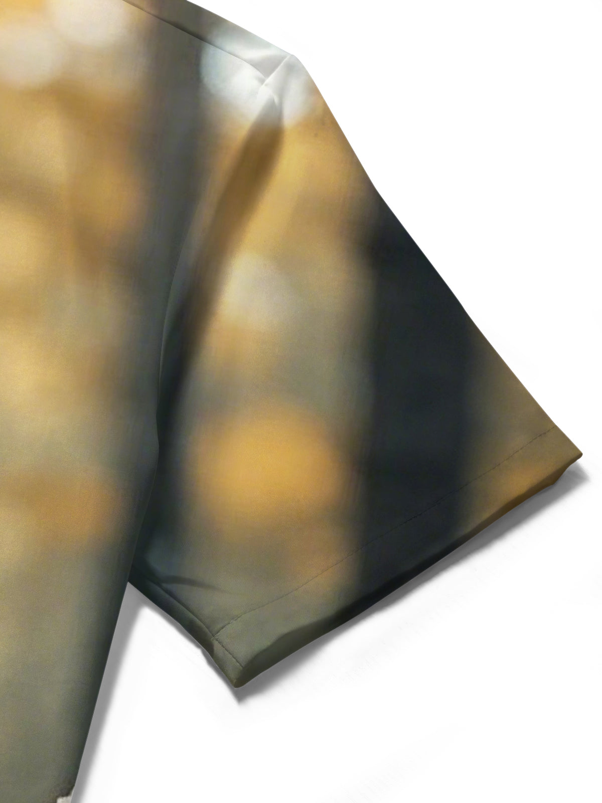 Leaf Print Men's Pocket Short Sleeve Shirts