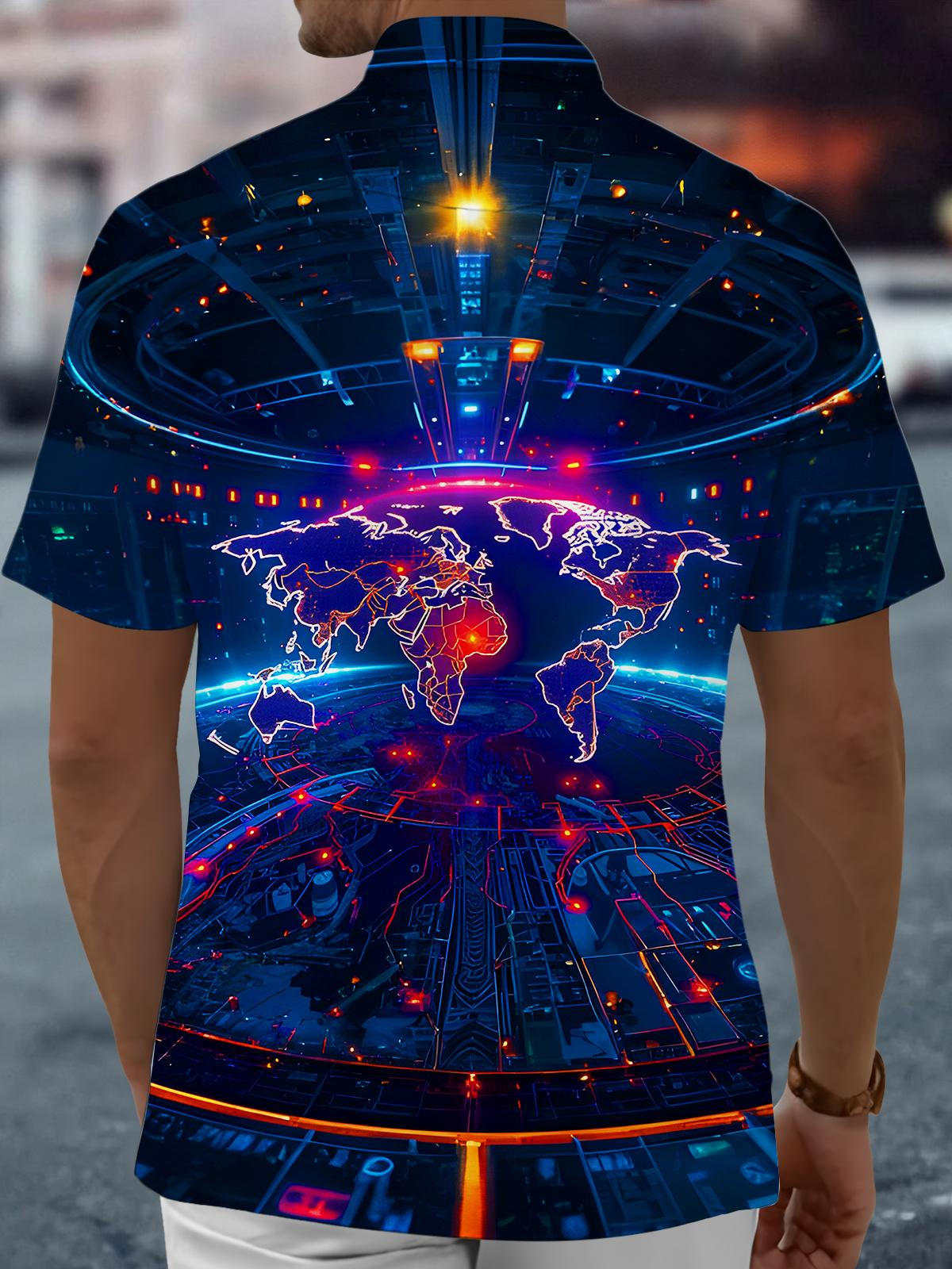 AI Automation News Men's Pocket Short Sleeve Shirts