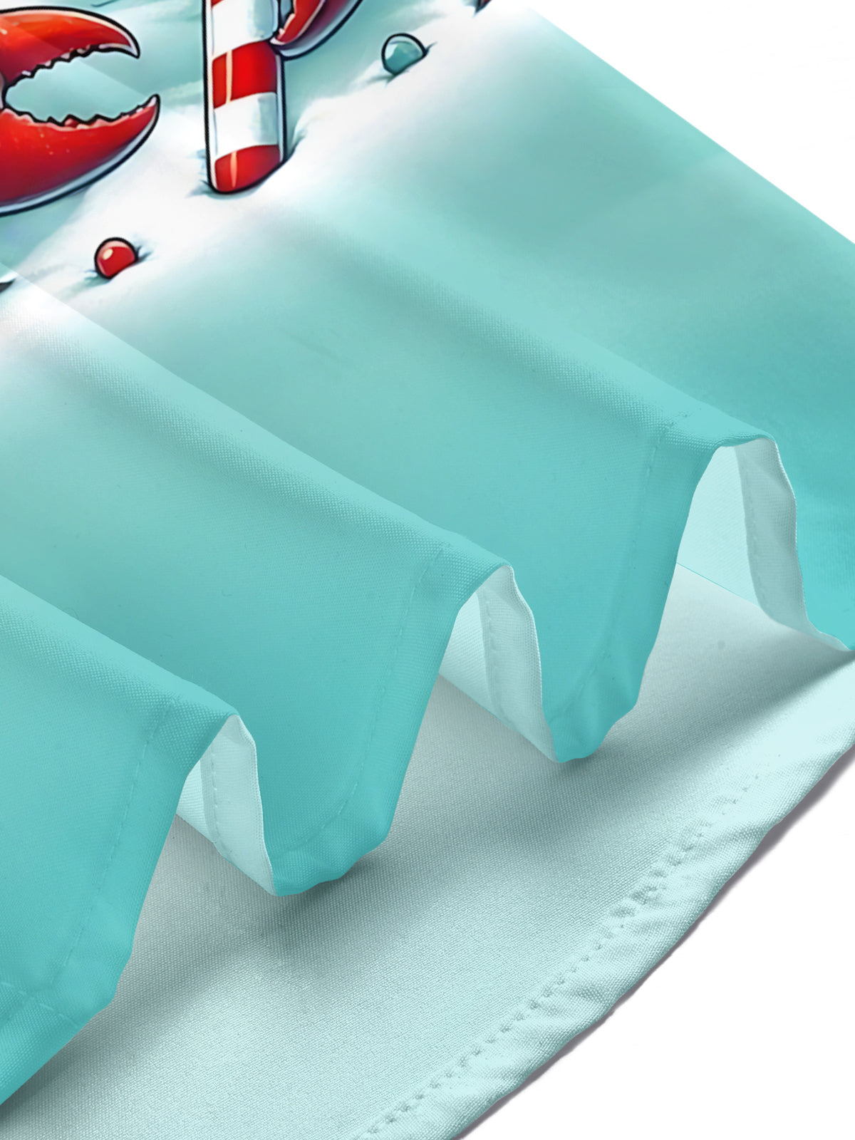 Christmas Crab Print Men's Pocket Short Sleeve Shirts