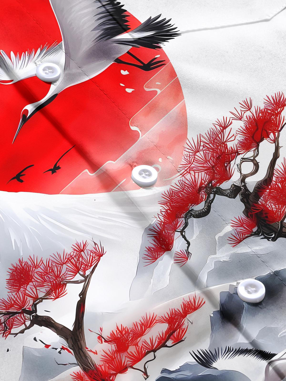 Mountain Egret Men's Pocket Short Sleeve Shirts