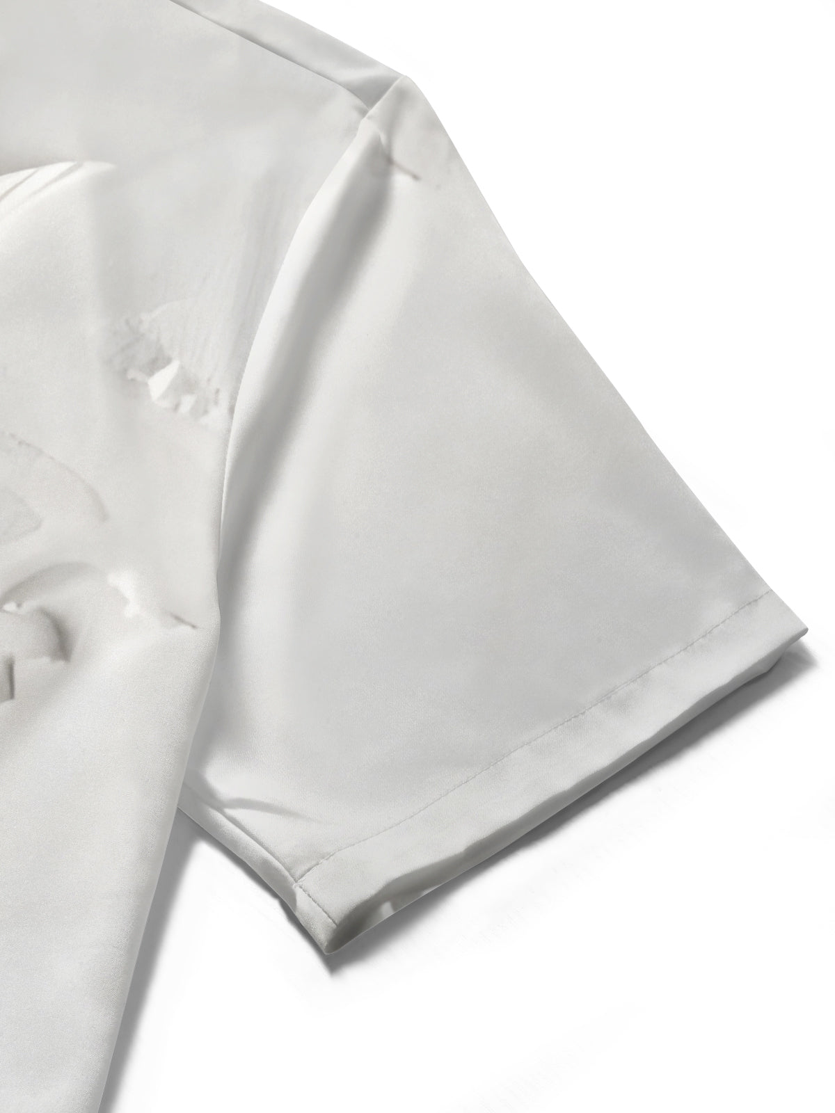 Fish Flower Art Print Men's Pocket Short Sleeve Shirts