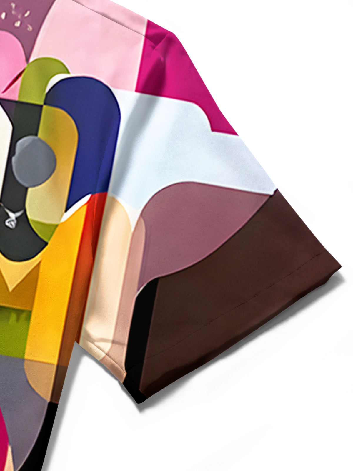 Funny Santa Claus Motorcycle Men's Pocket Short Sleeve Shirts