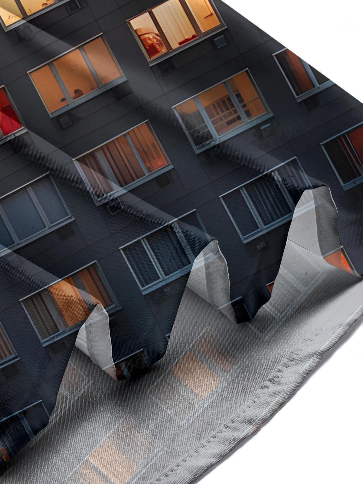 Window Print Men's Pocket Short Sleeve Shirts