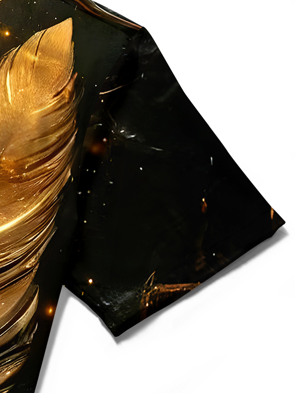 Feather Butterfly Men's Pocket Short Sleeve Shirts