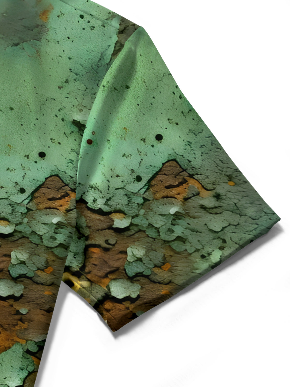 Rust Print Men's Pocket Short Sleeve Shirts