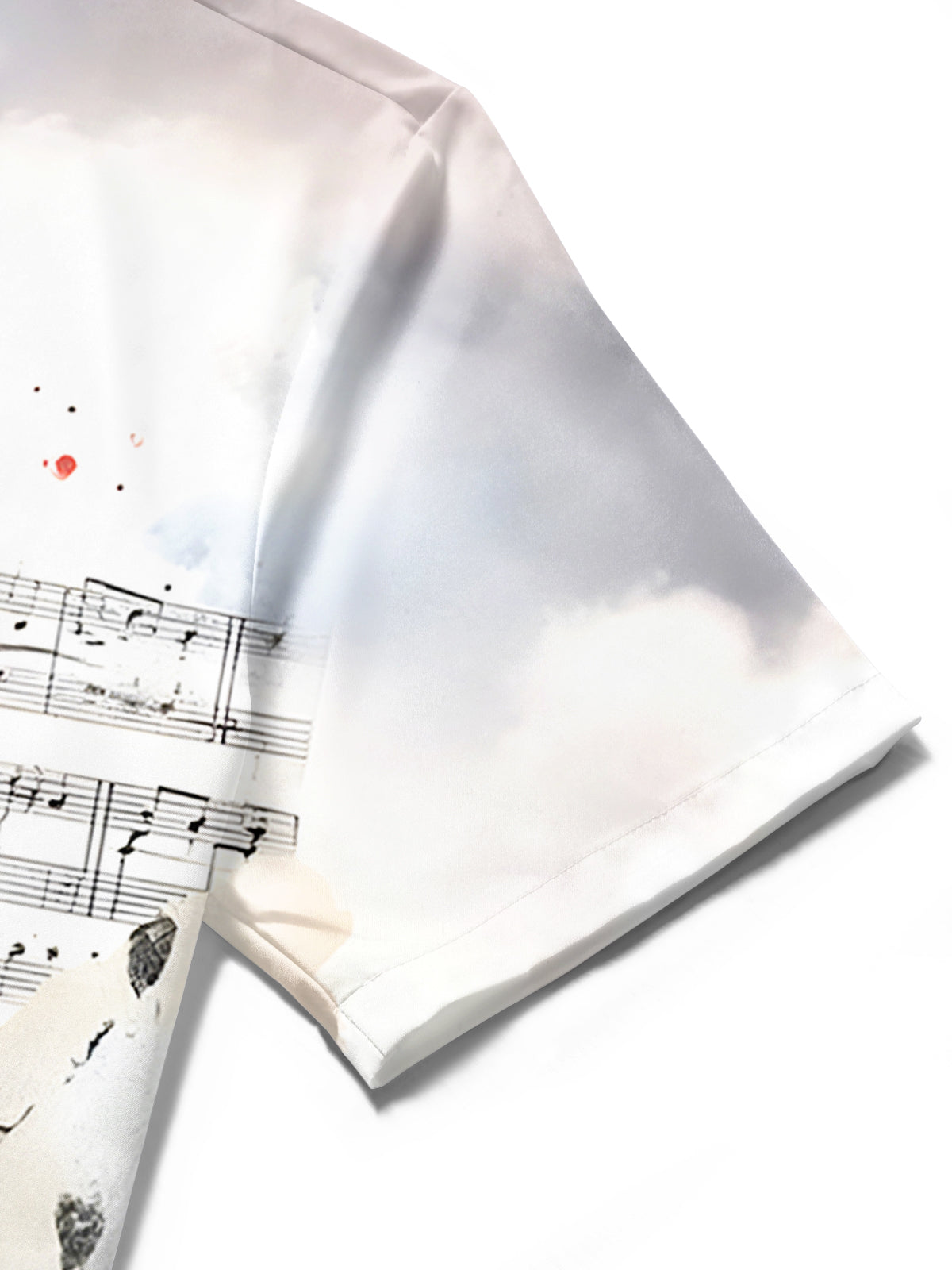 Art Floral Men's Pocket Short Sleeve Shirts