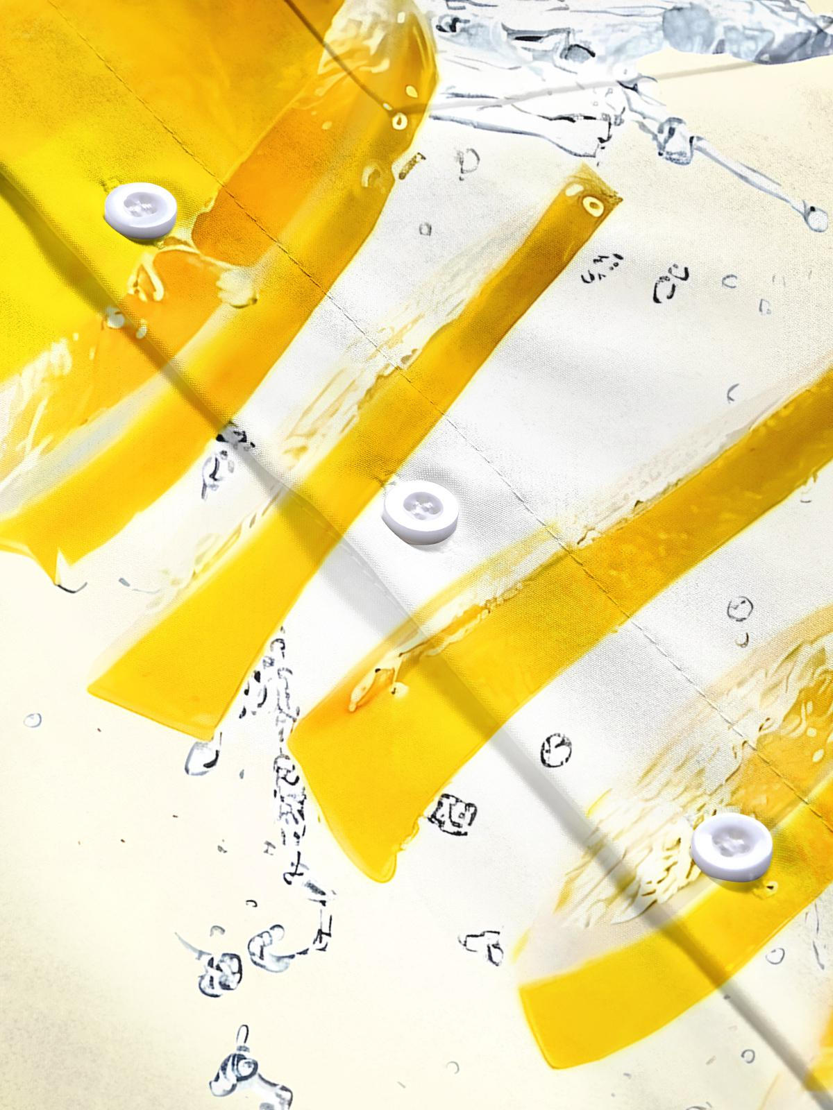 Lemon Men's Pocket Short Sleeve Shirts