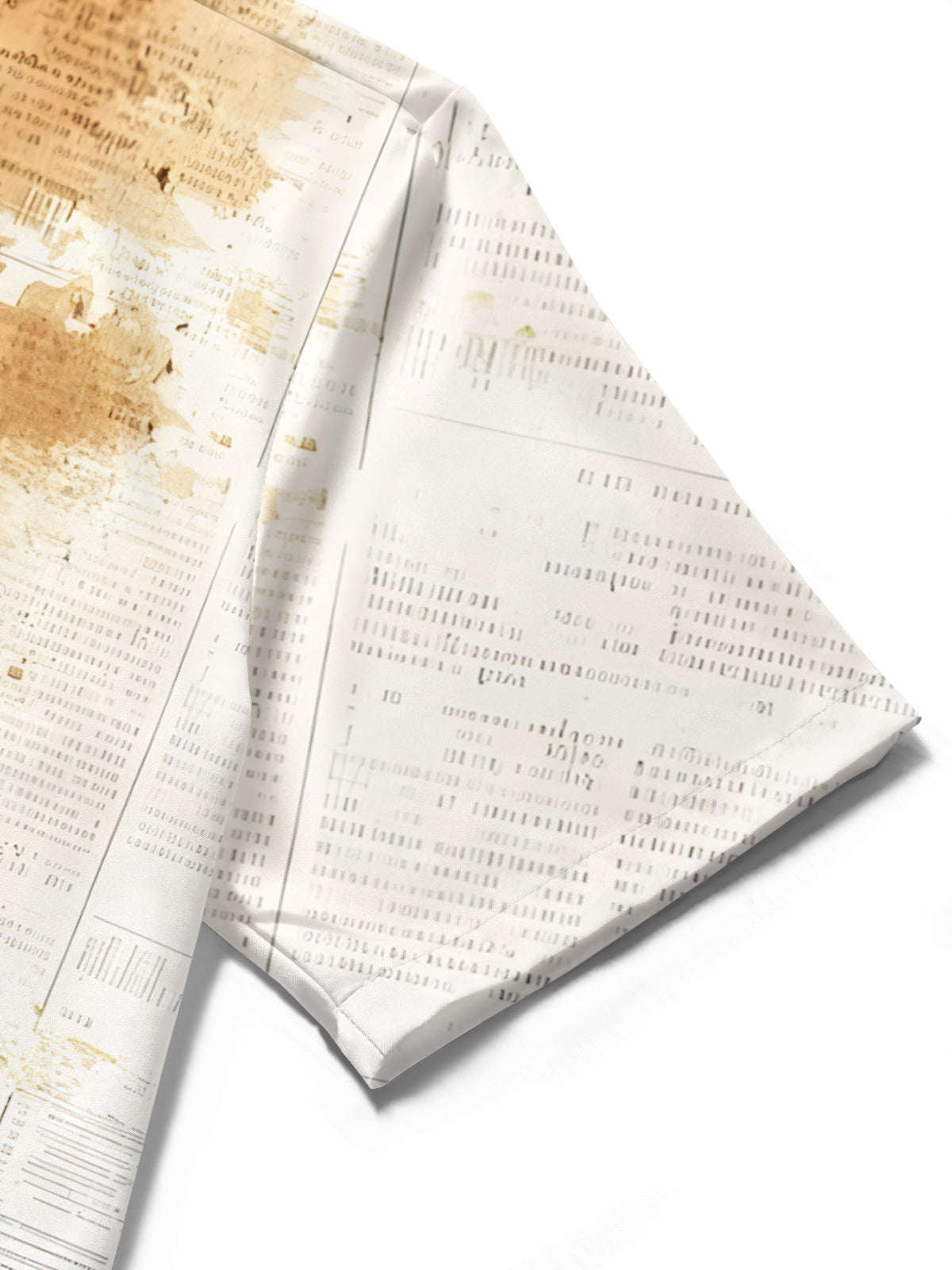 Retro Art Print Men's Pocket Short Sleeve Shirts