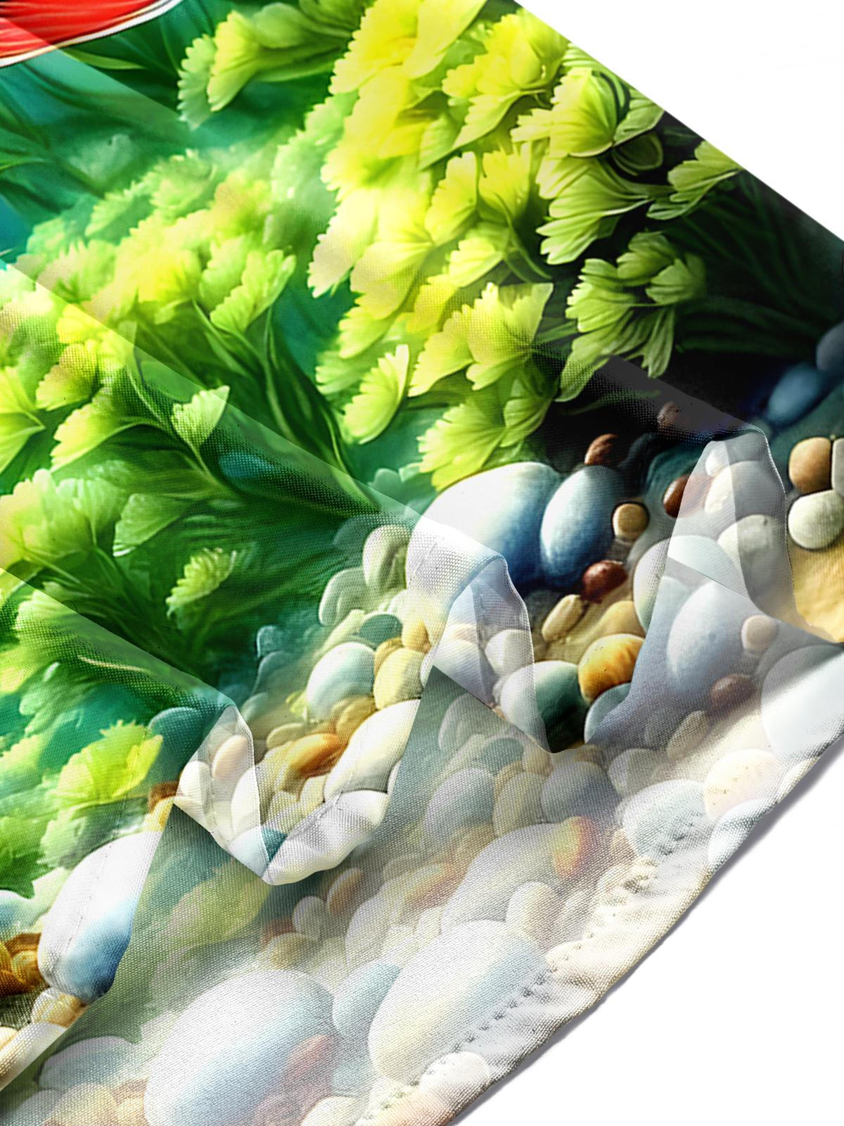 Hawaiian Fish Men's Pocket Short Sleeve Shirts