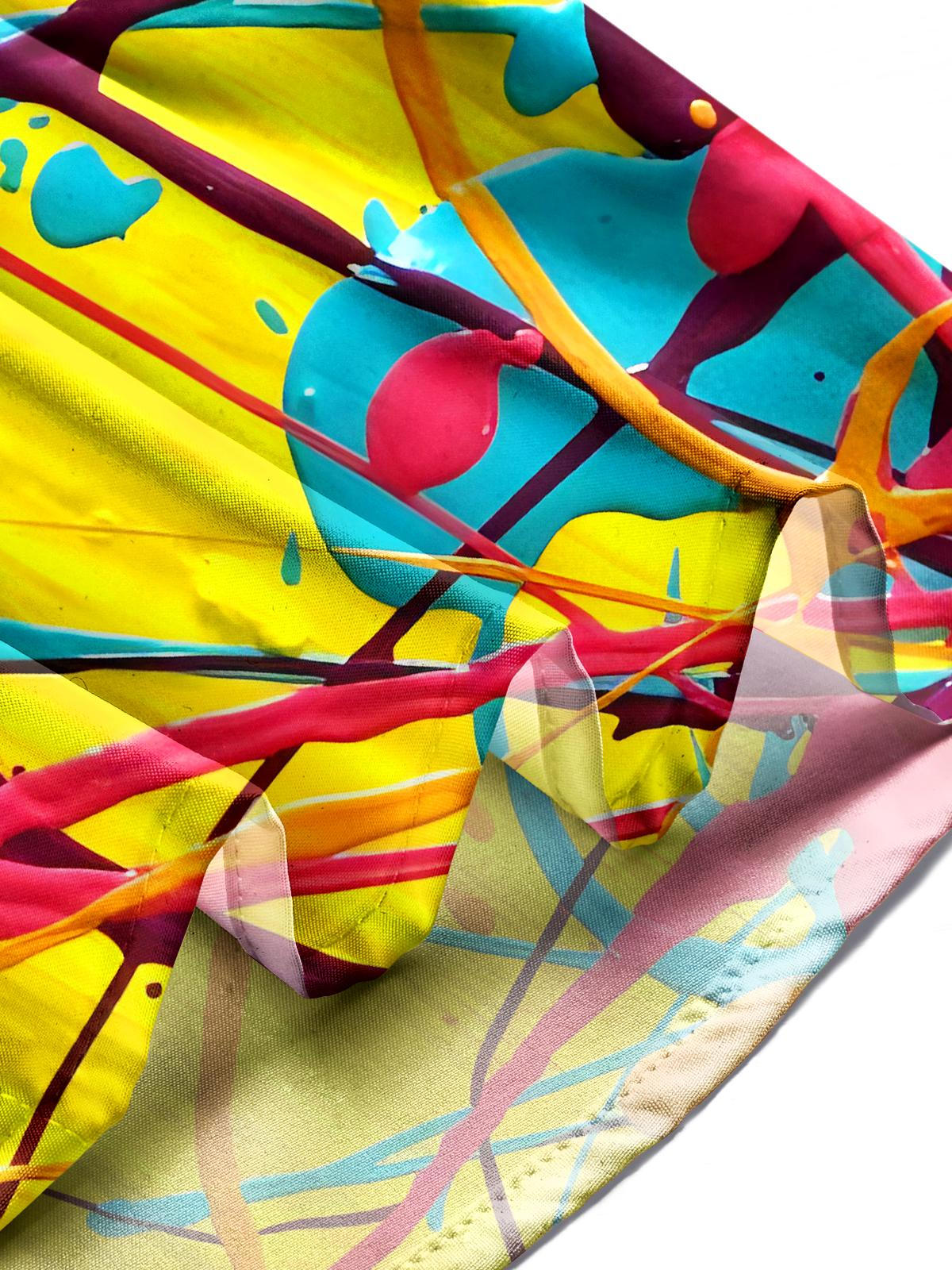 Tie Dye Men's Pocket Short Sleeve Shirts