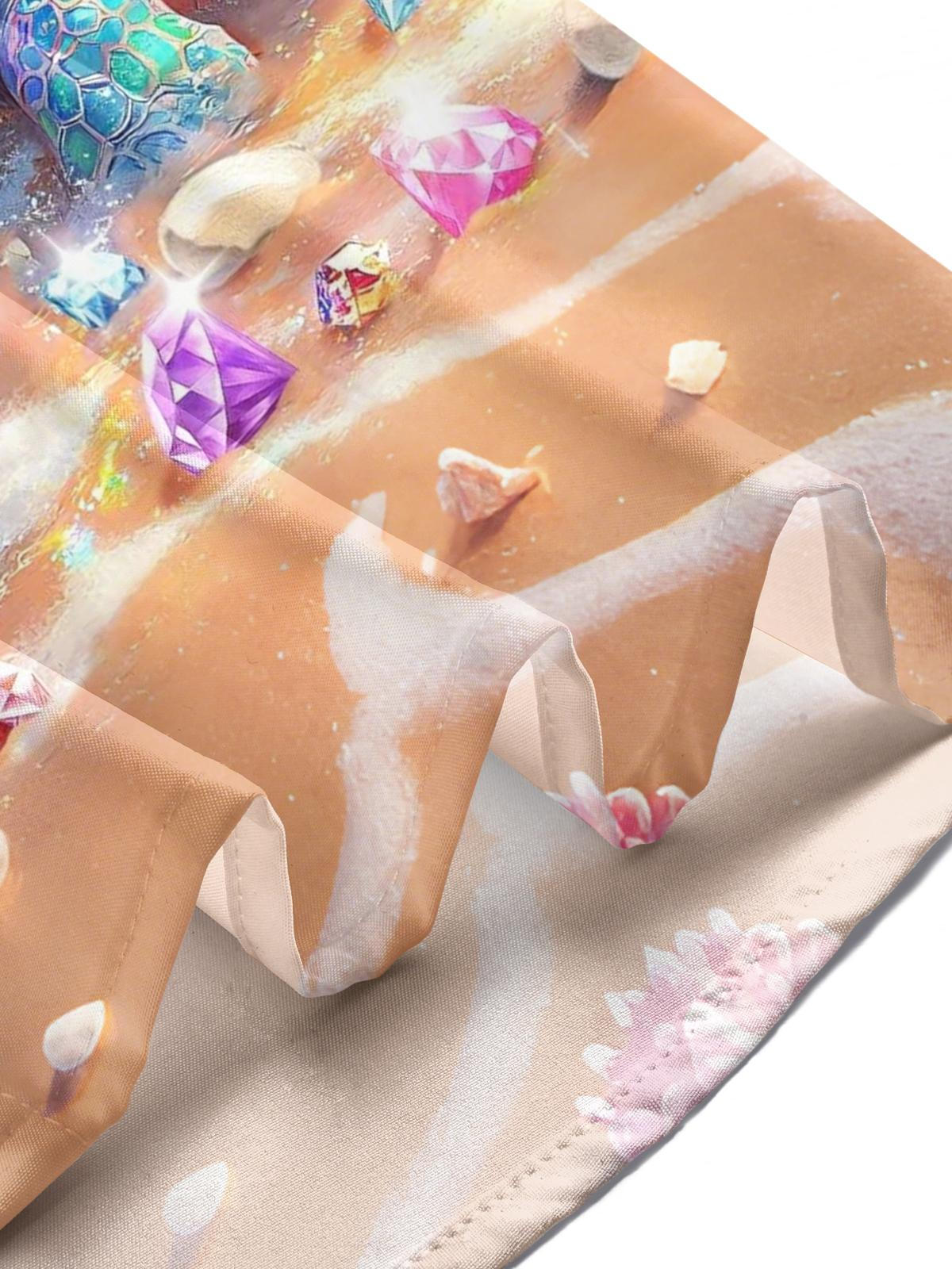 Turtle Print Men's Pocket Short Sleeve Shirts