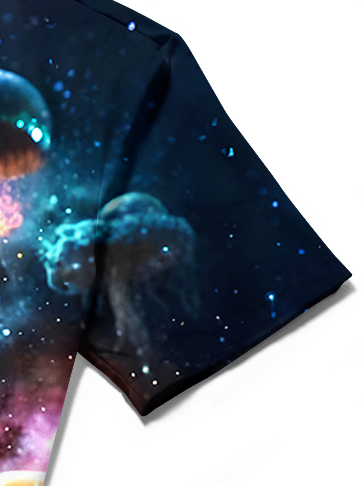 Hawaiian Jellyfish Men's Pocket Short Sleeve Shirts