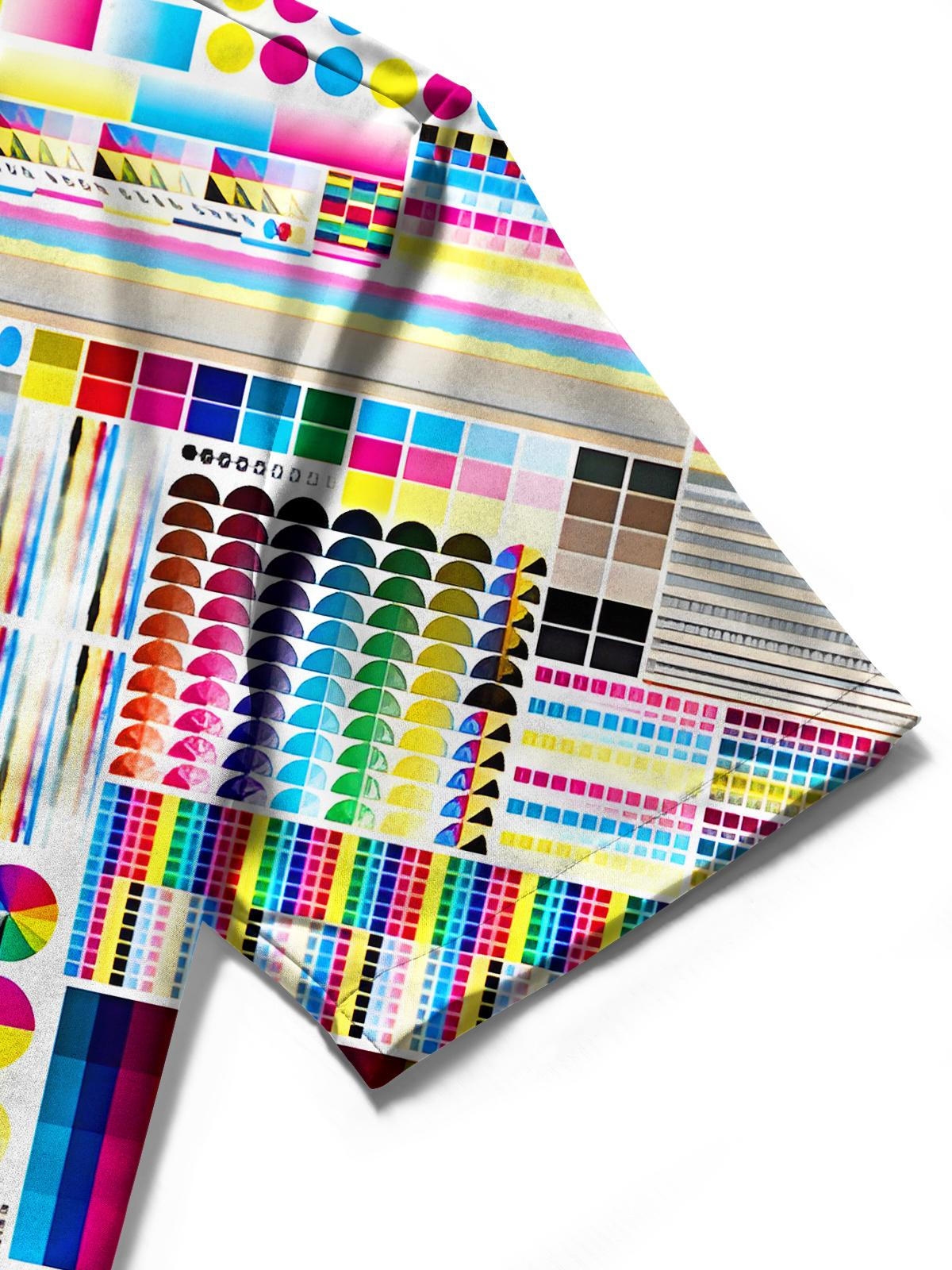 Geometry Men's Pocket Short Sleeve Shirts