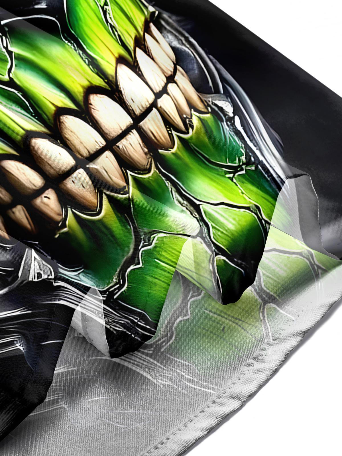 Skull Men's Pocket Short Sleeve Shirts