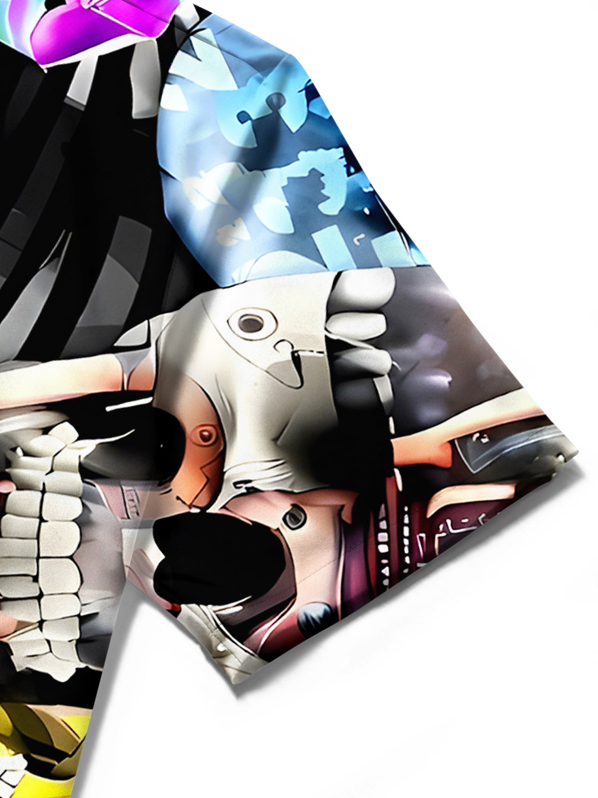 Skull Men's Pocket Short Sleeve Shirts