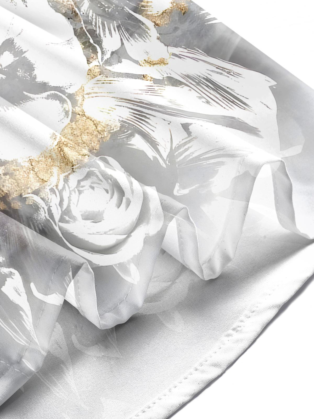 Floral Men's Pocket Short Sleeve Shirts