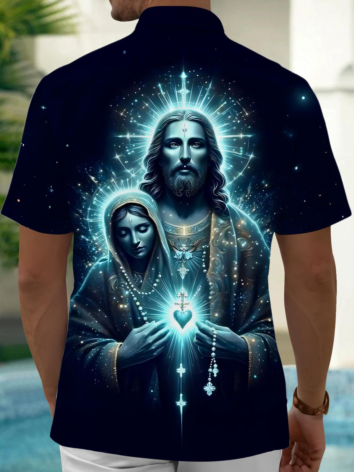 Religion Men's Pocket Short Sleeve Shirts