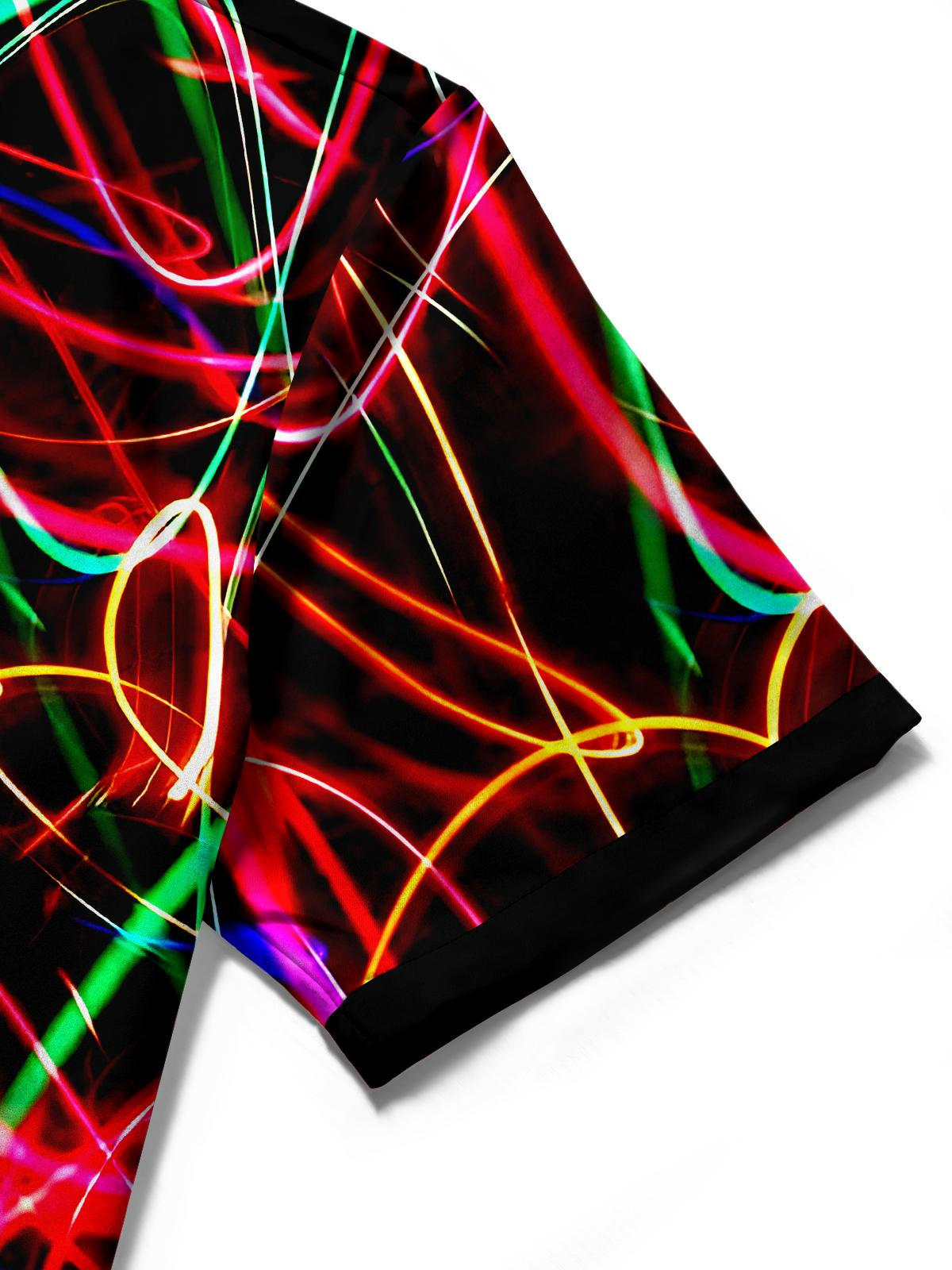 Geometry Men's Pocket Short Sleeve Shirts