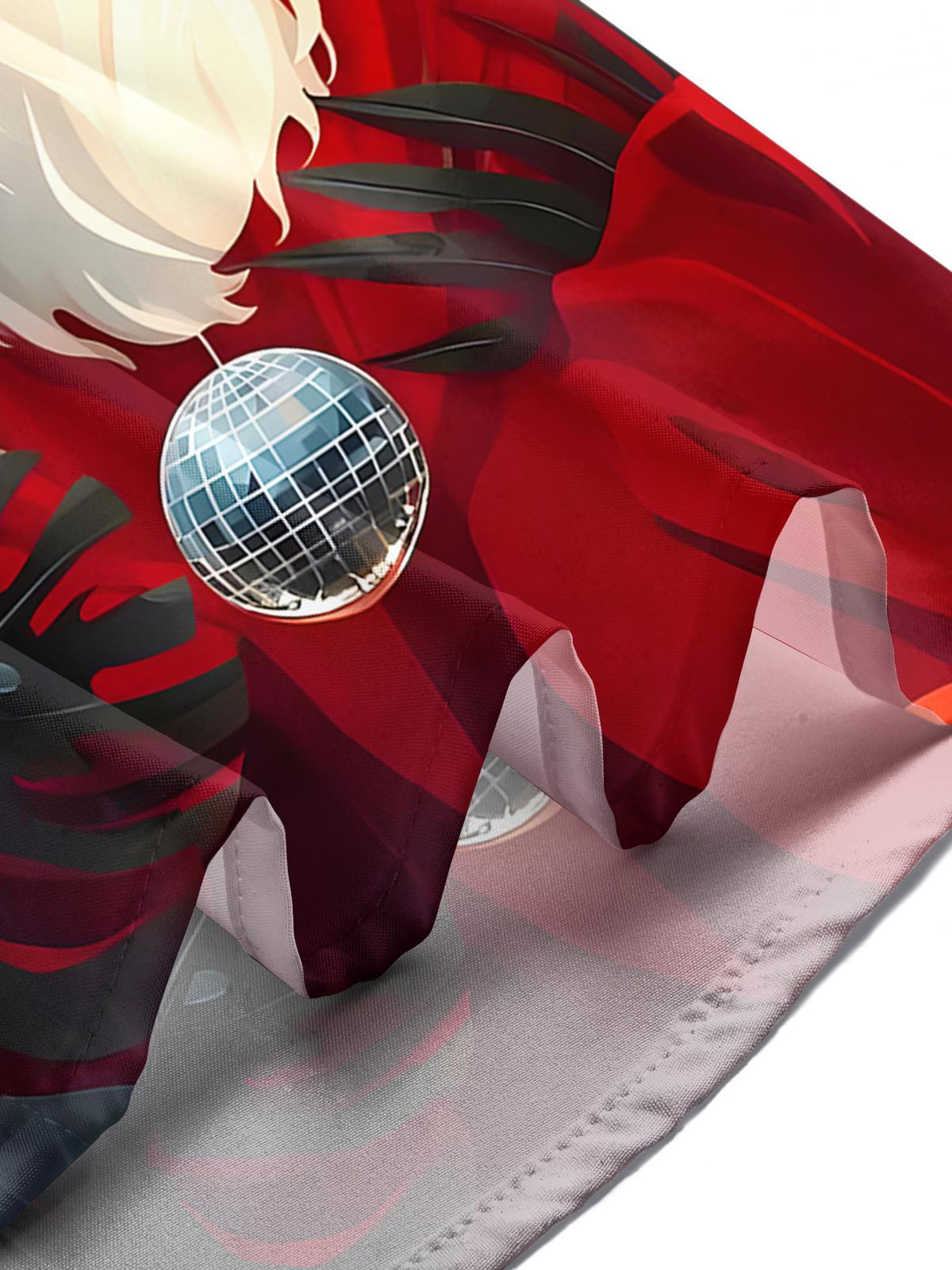 Santa Claus Men's Pocket Short Sleeve Shirts