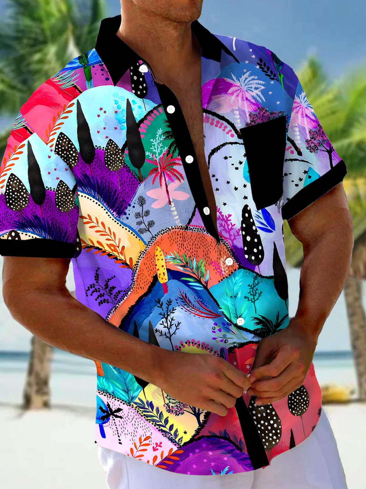 Tree Mountain Men's Pocket Short Sleeve Shirts