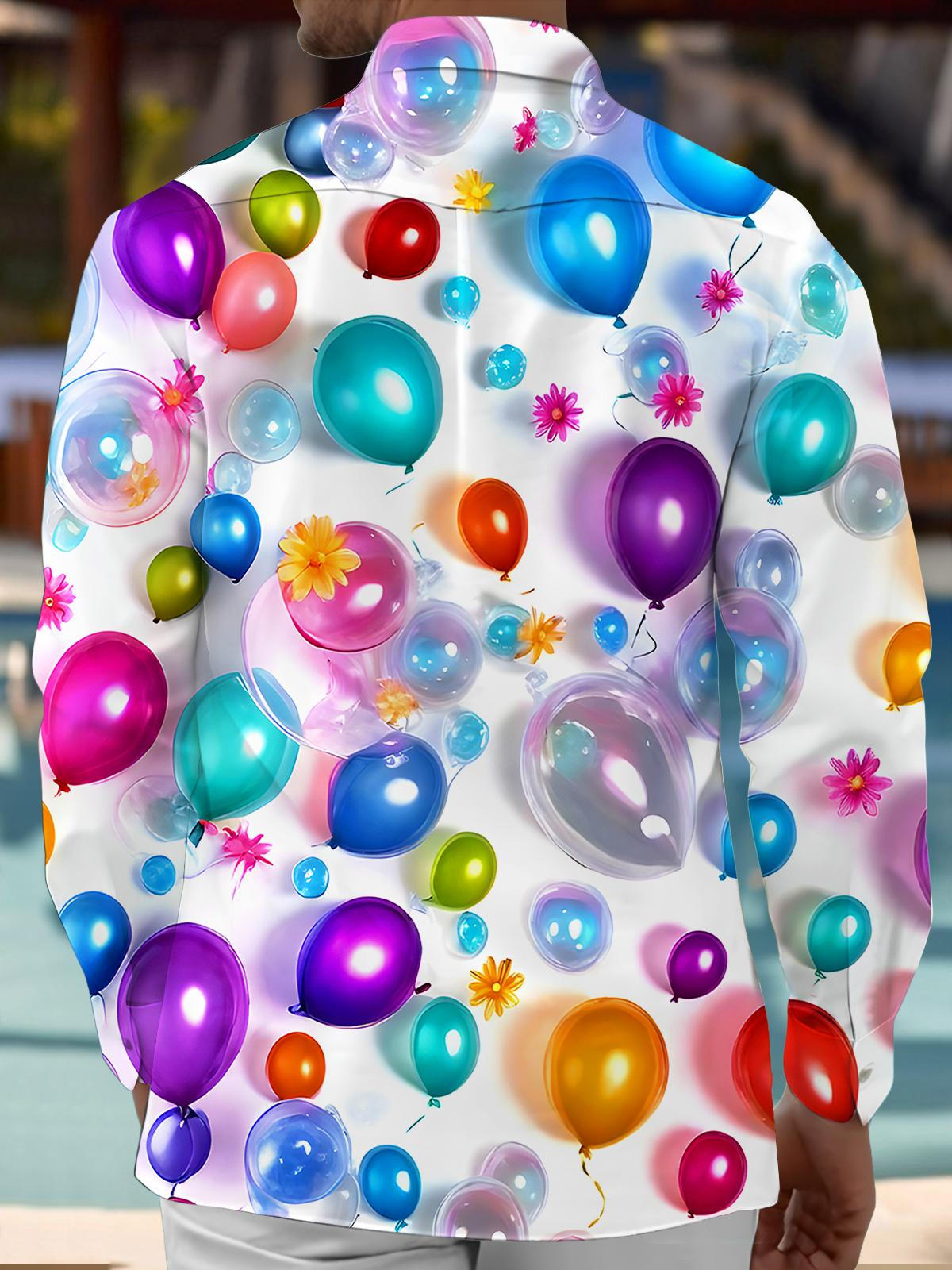 Balloon Men's Pocket Long Sleeve Shirts