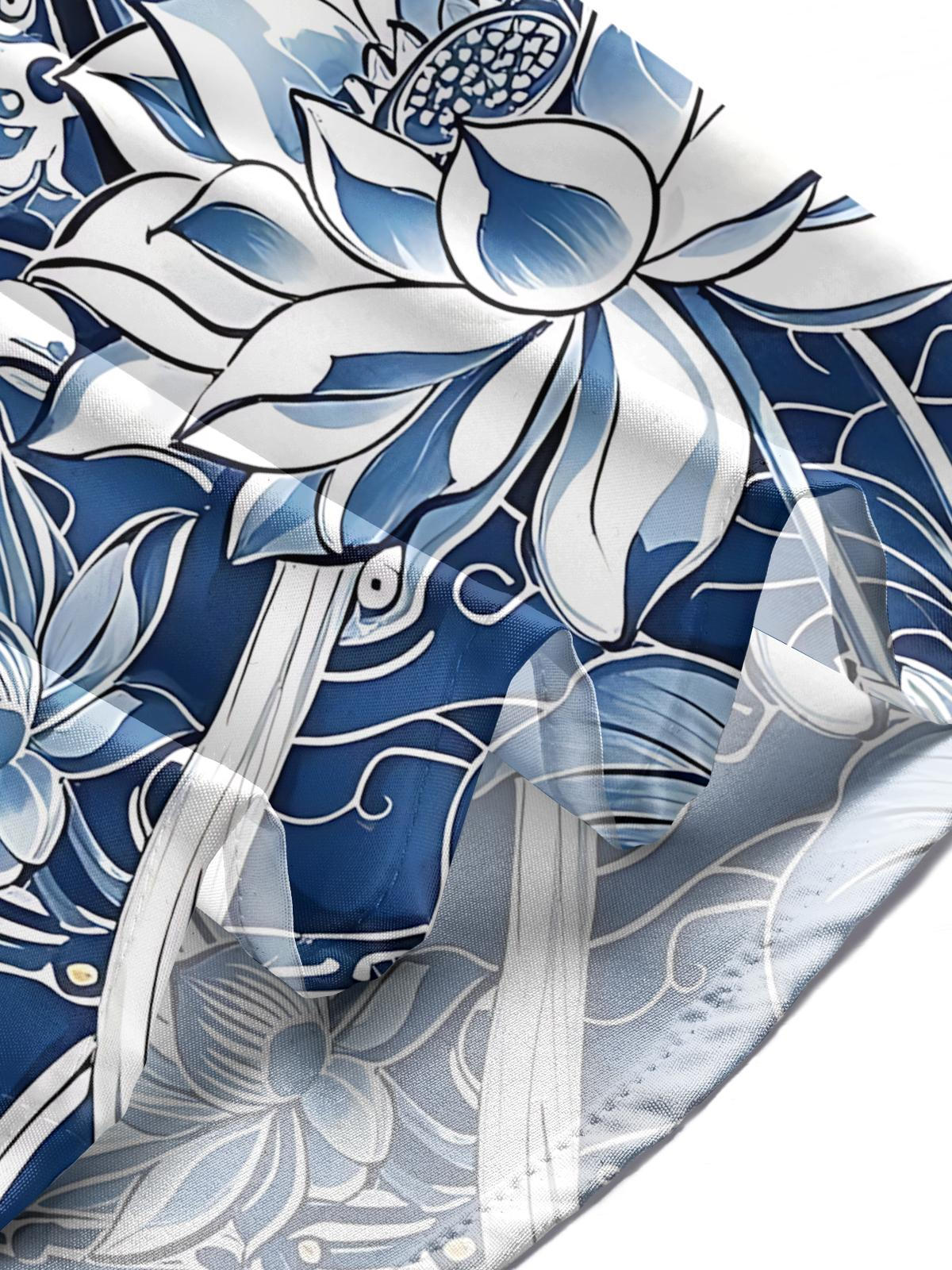 Opera Art Print Men's Pocket Short Sleeve Shirts