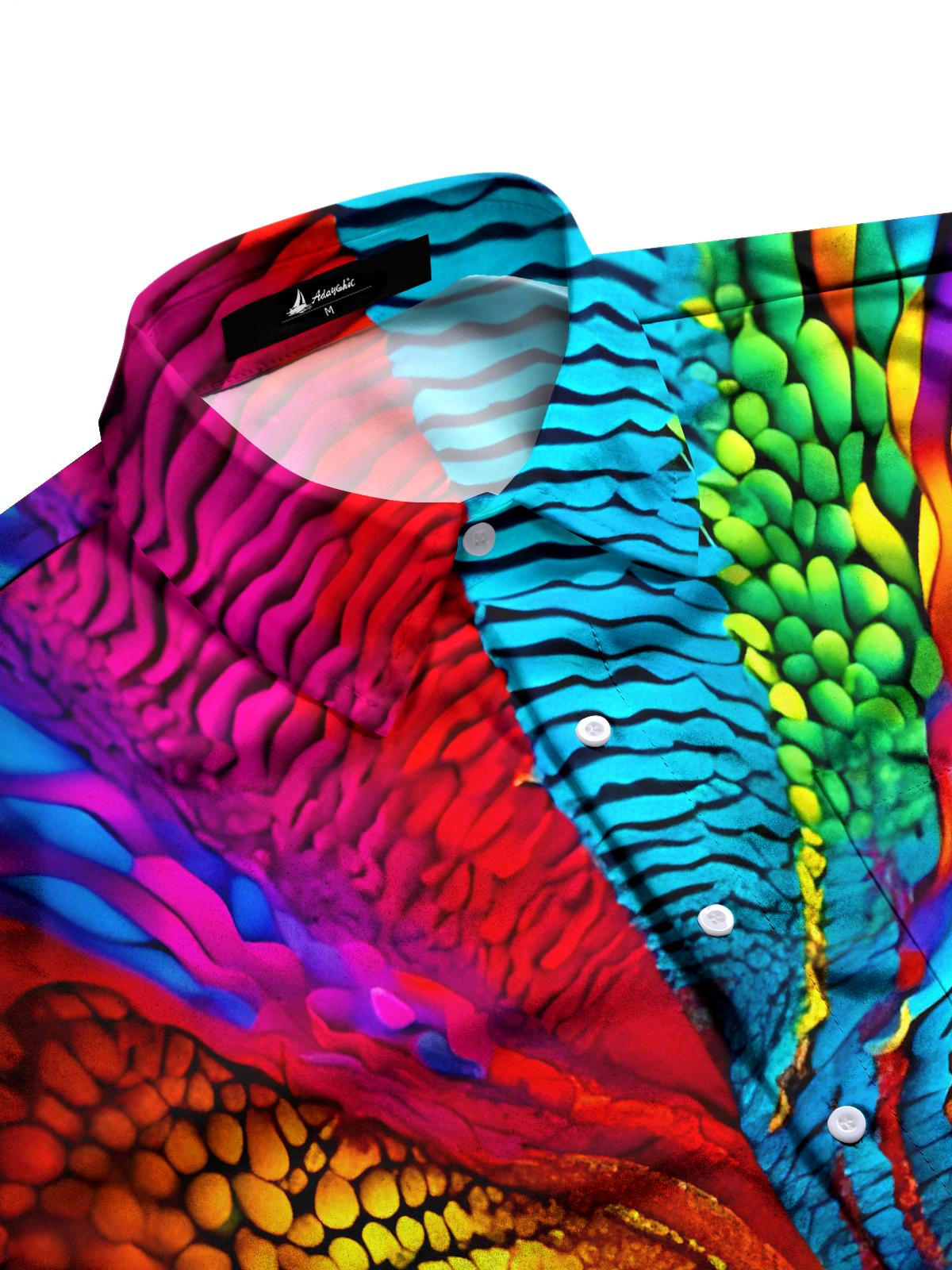 Eyes Men's Pocket Short Sleeve Shirts