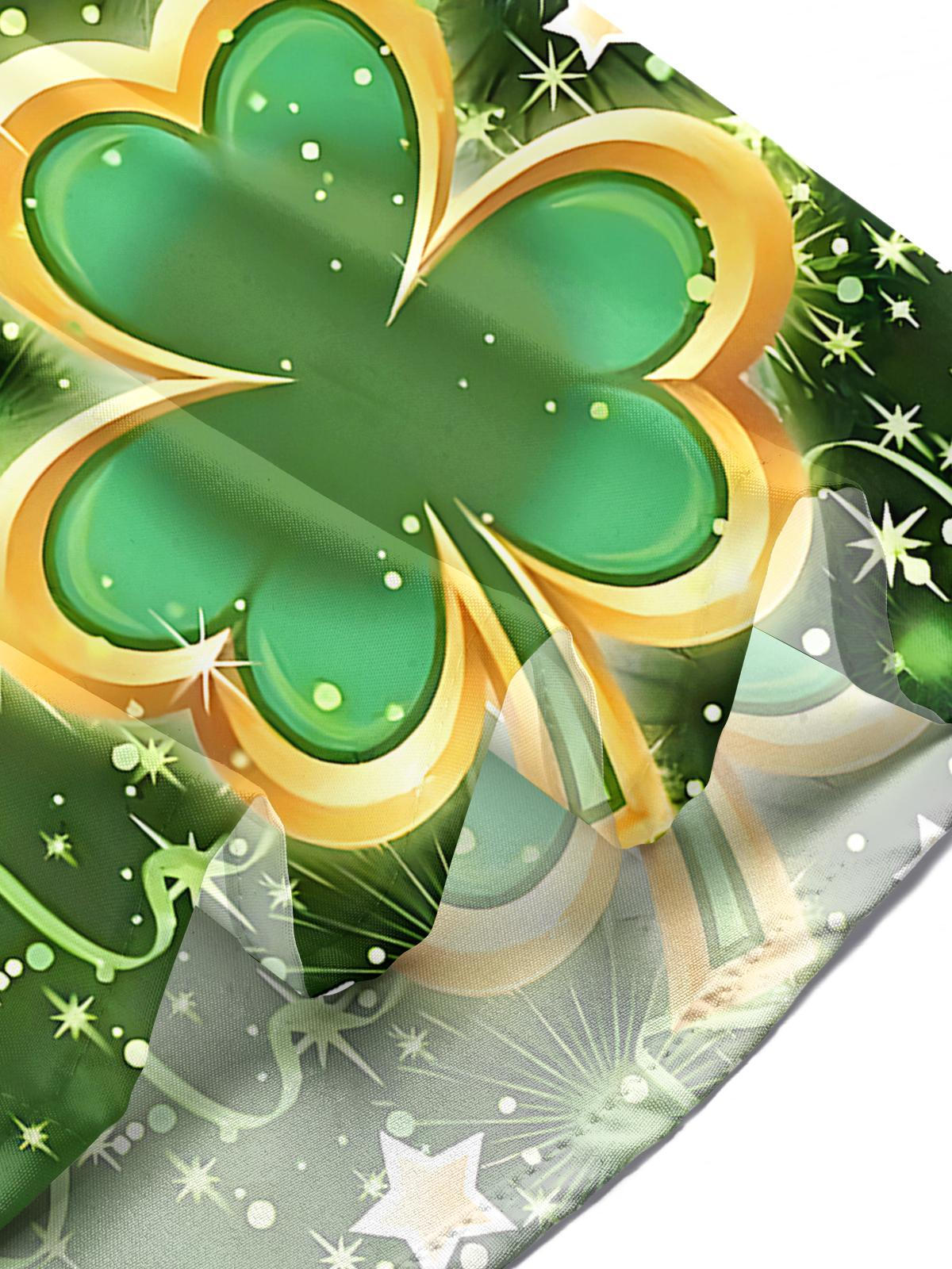 St. Patrick's Day Leaf Men's Pocket Short Sleeve Shirts