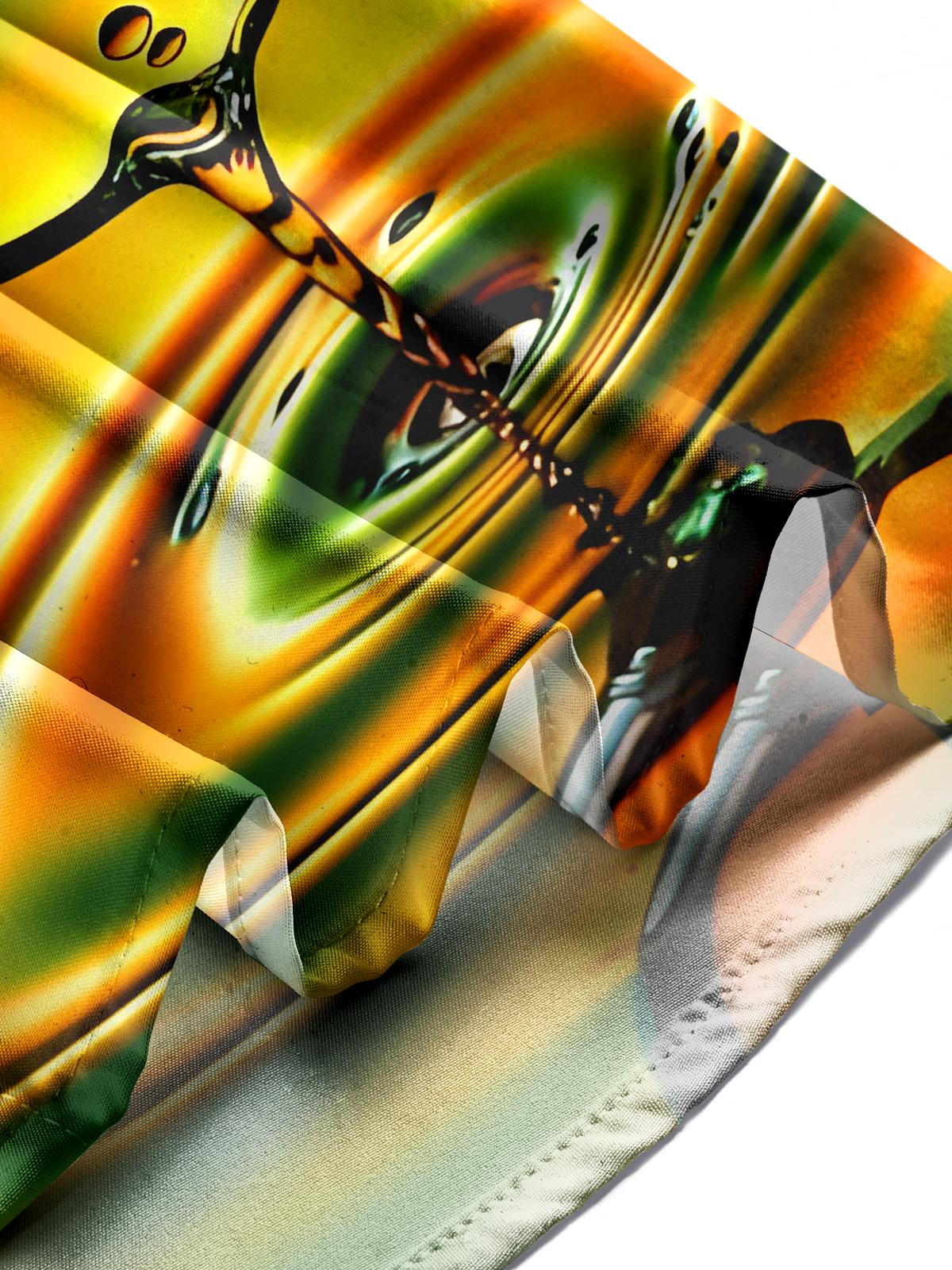 Water Drop Men's Pocket Short Sleeve Shirts