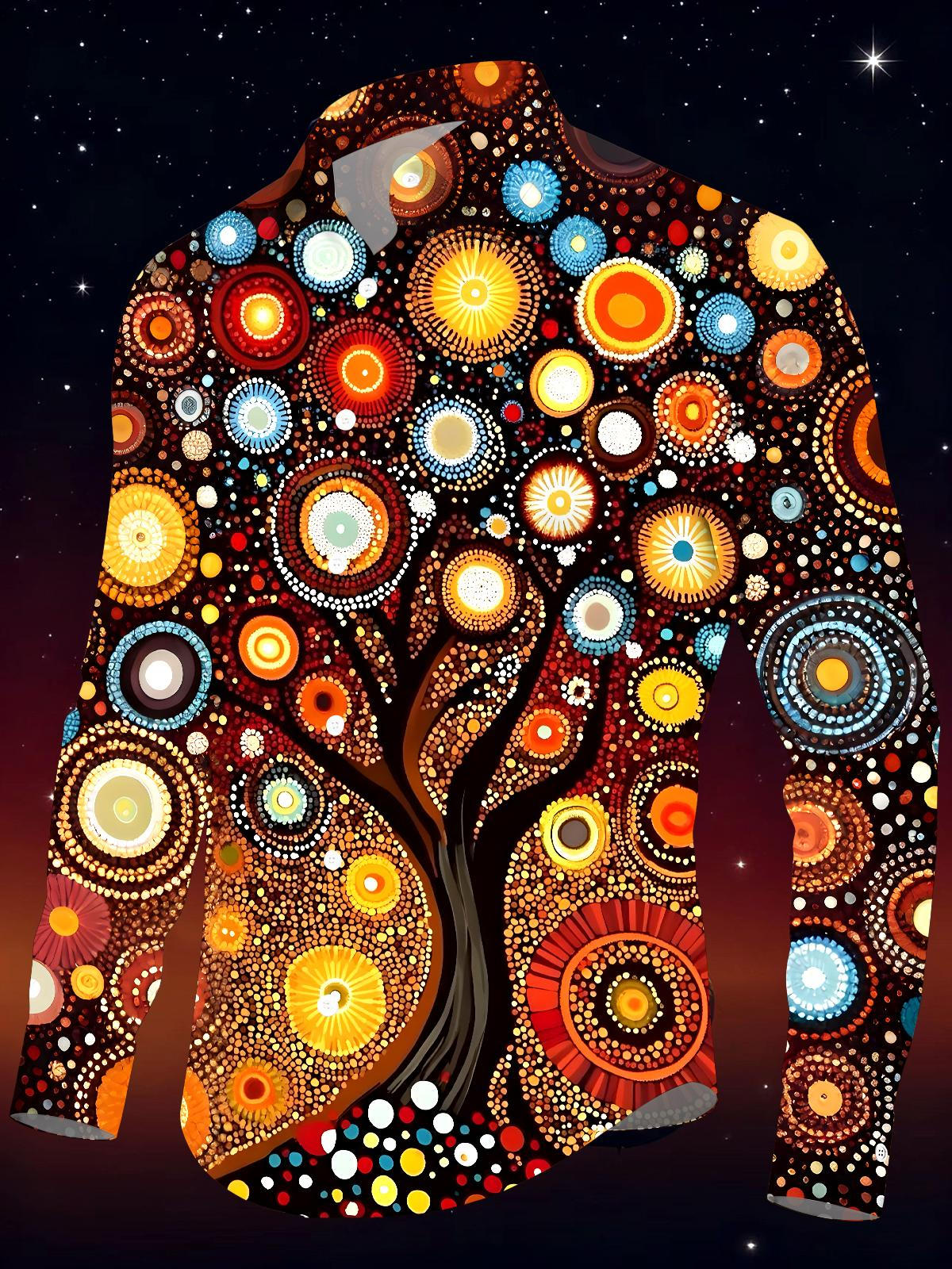 Tree Men's Pocket Long Sleeve Shirts