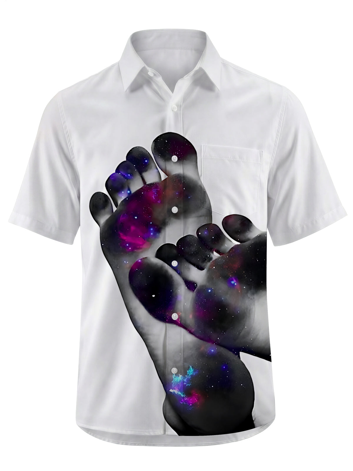 Footprint Men's Pocket Short Sleeve Shirts