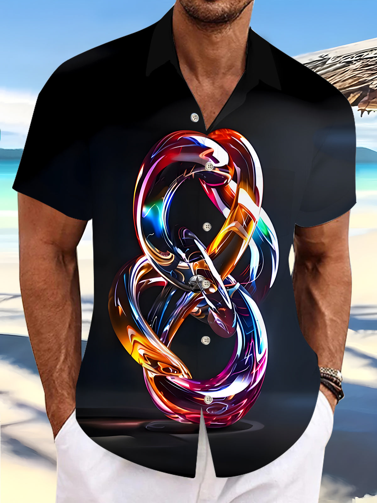 Buckle Men's Pocket Short Sleeve Shirts