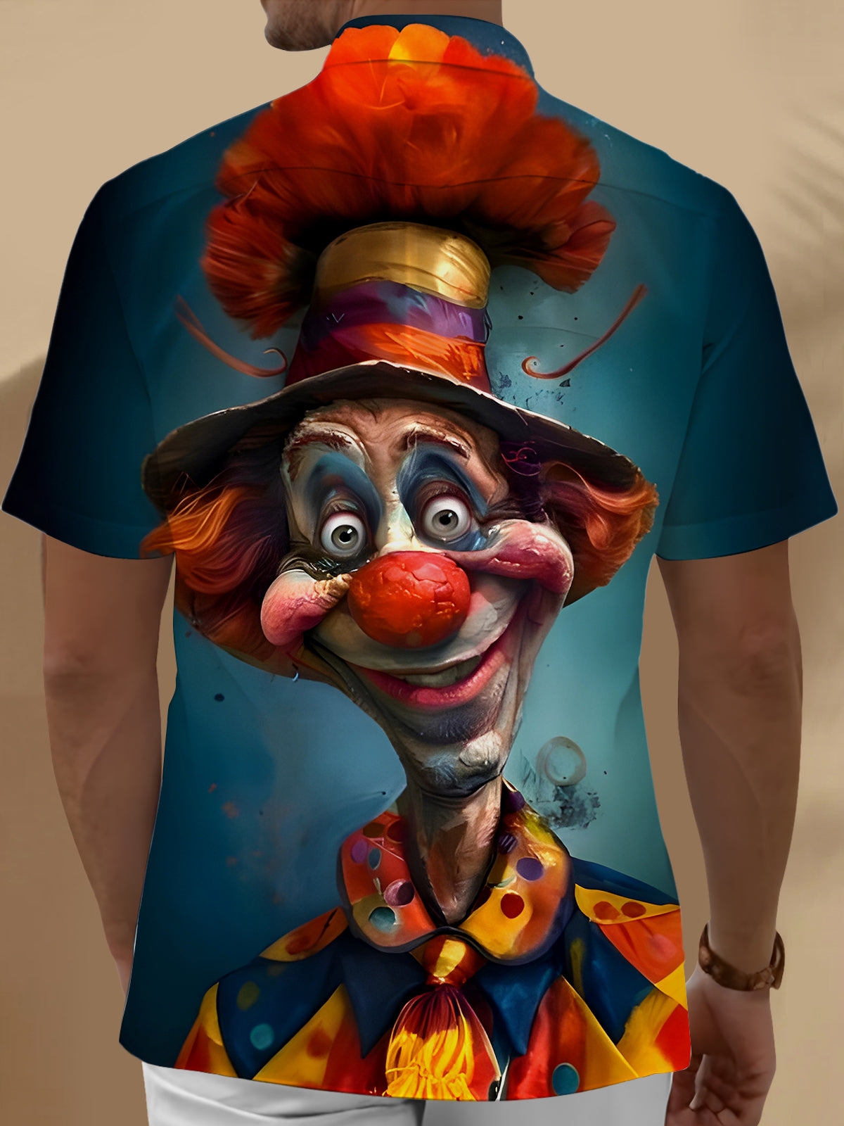 Funny Joker Men's Pocket Short Sleeve Shirts