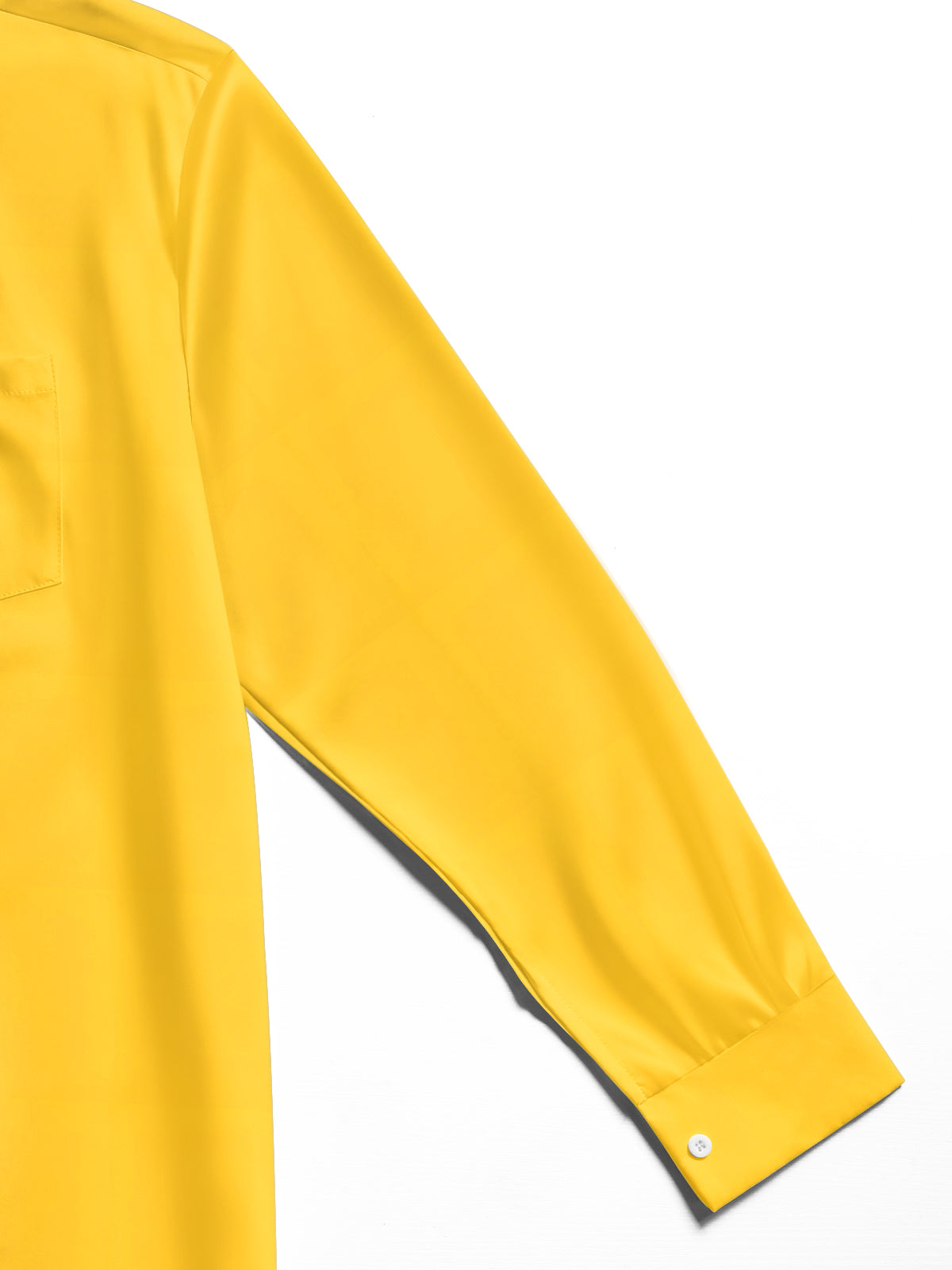 Funny Zipper Shut-up Expression Men's Pocket Long Sleeve Shirts